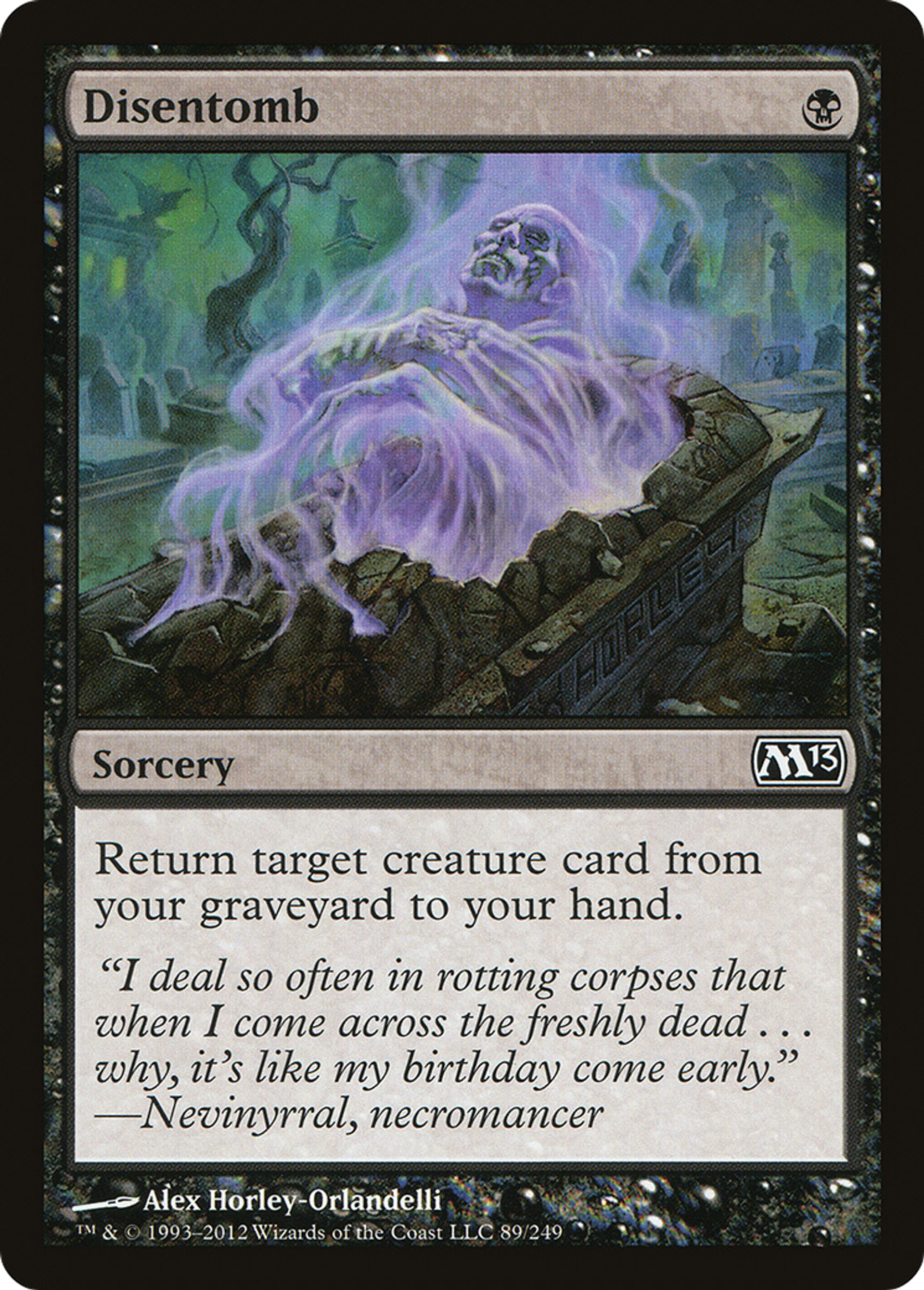 Disentomb — Magic 2013 — Magic: The Gathering