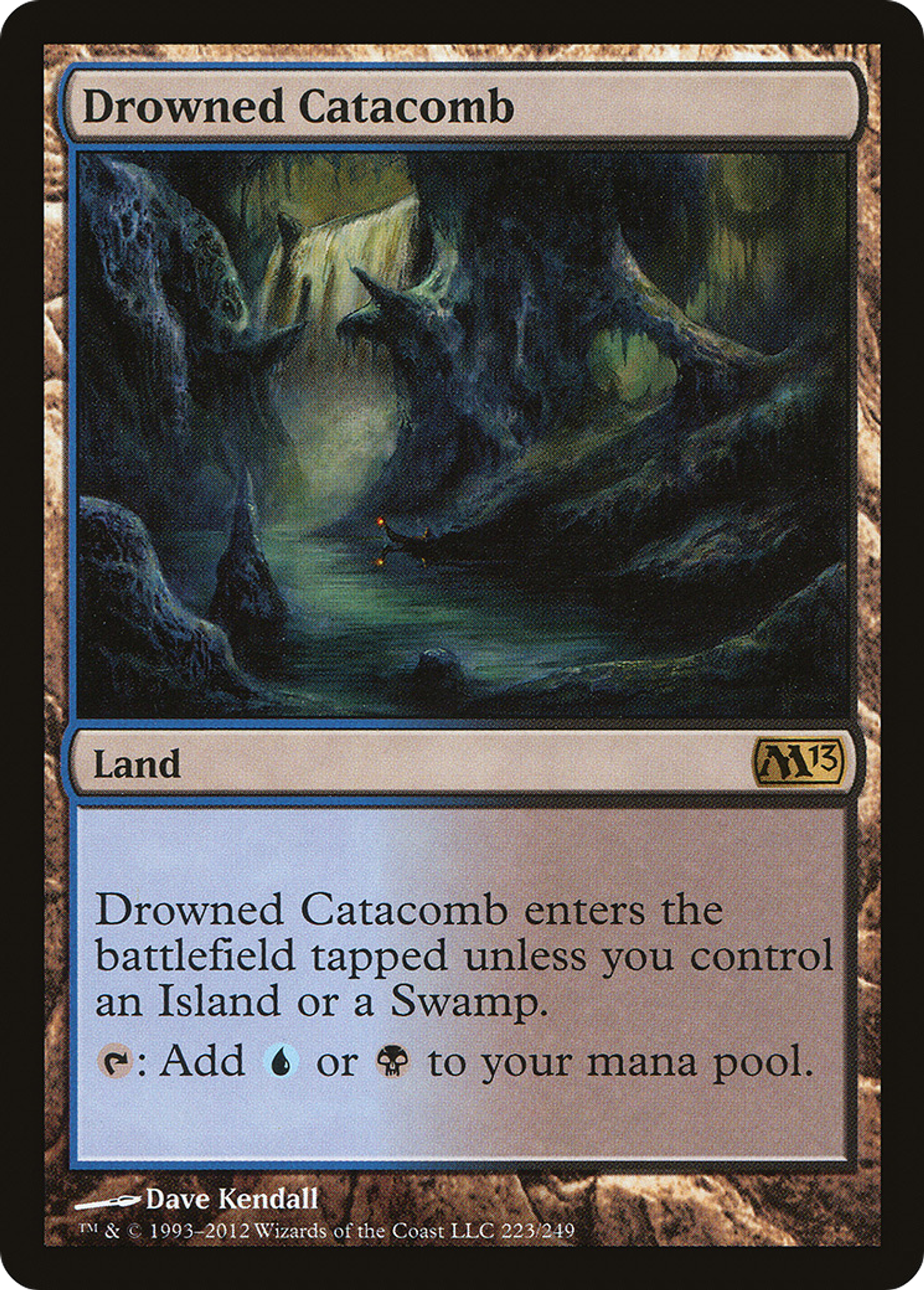 Drowned Catacomb — Magic 2013 — Magic: The Gathering