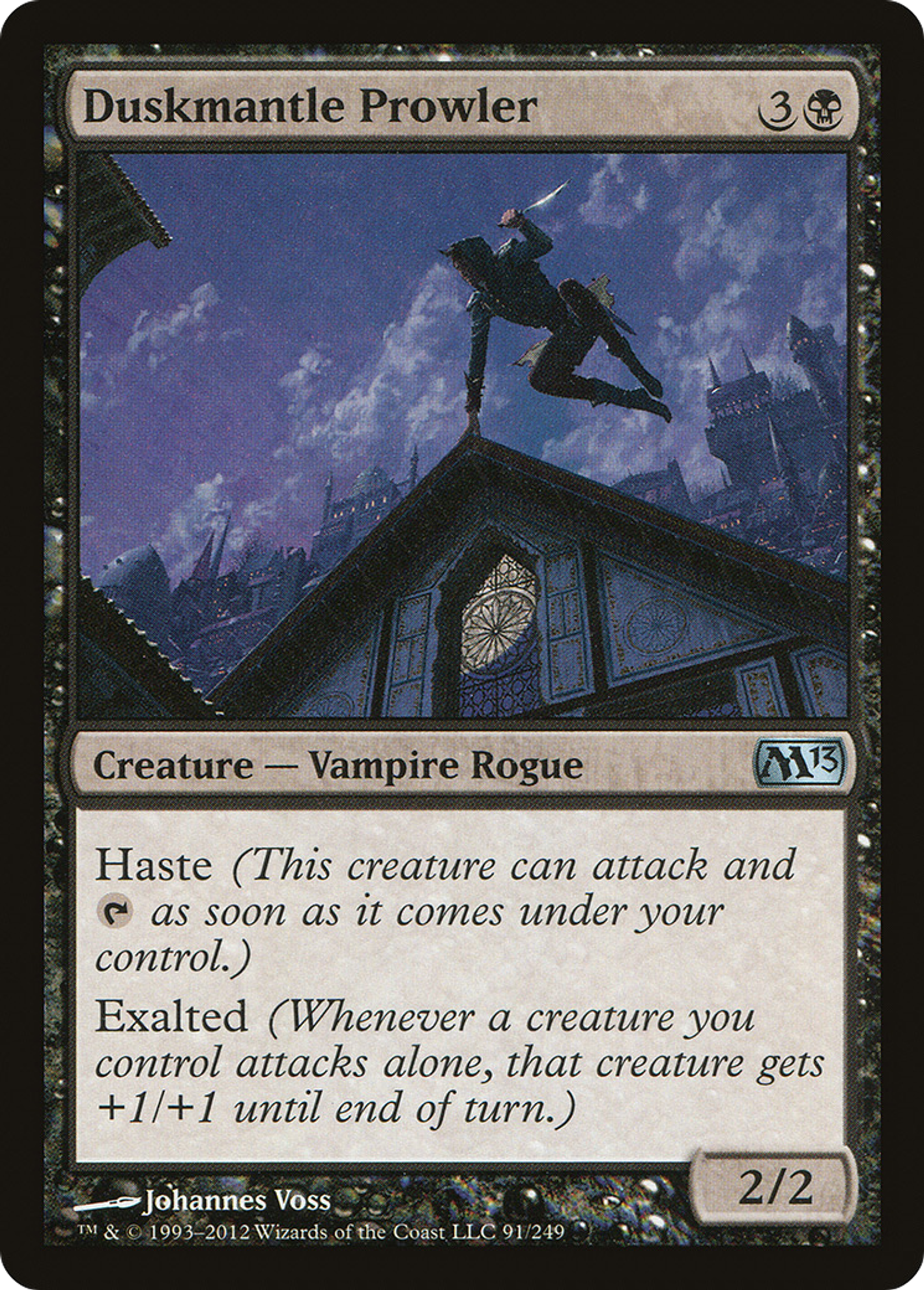 Duskmantle Prowler — Magic 2013 — Magic: The Gathering