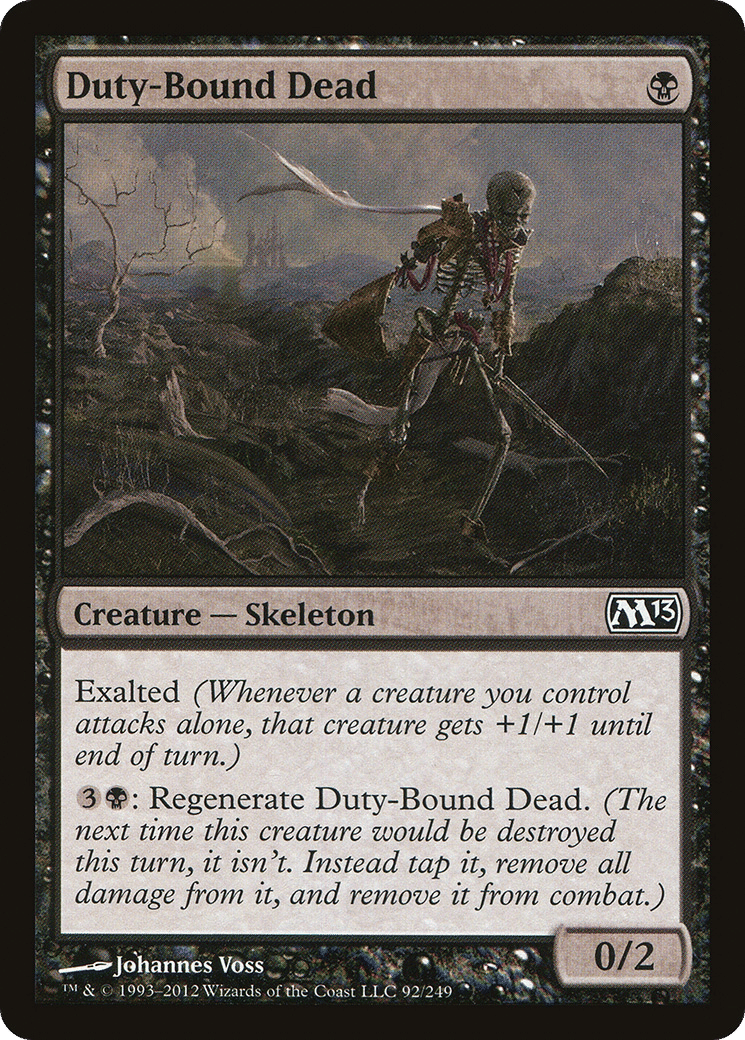 Duty-Bound Dead — Magic 2013 — Magic: The Gathering