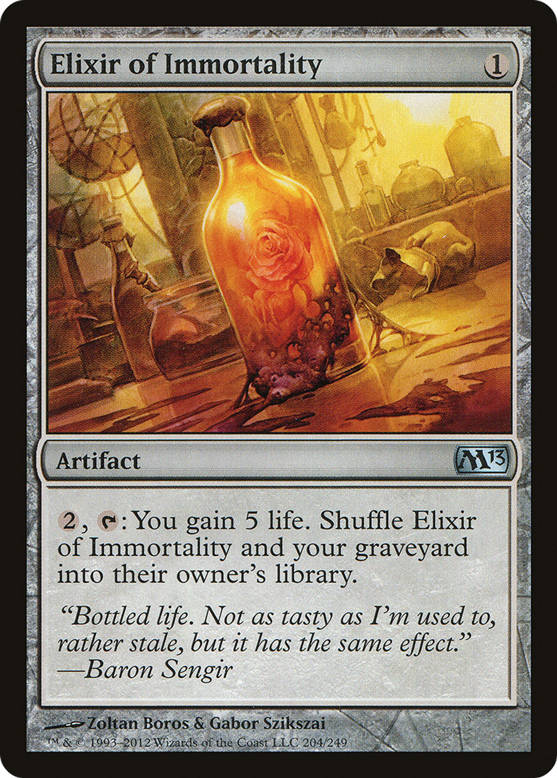 Elixir d'immortalité — Magic 2013 — Magic: The Gathering