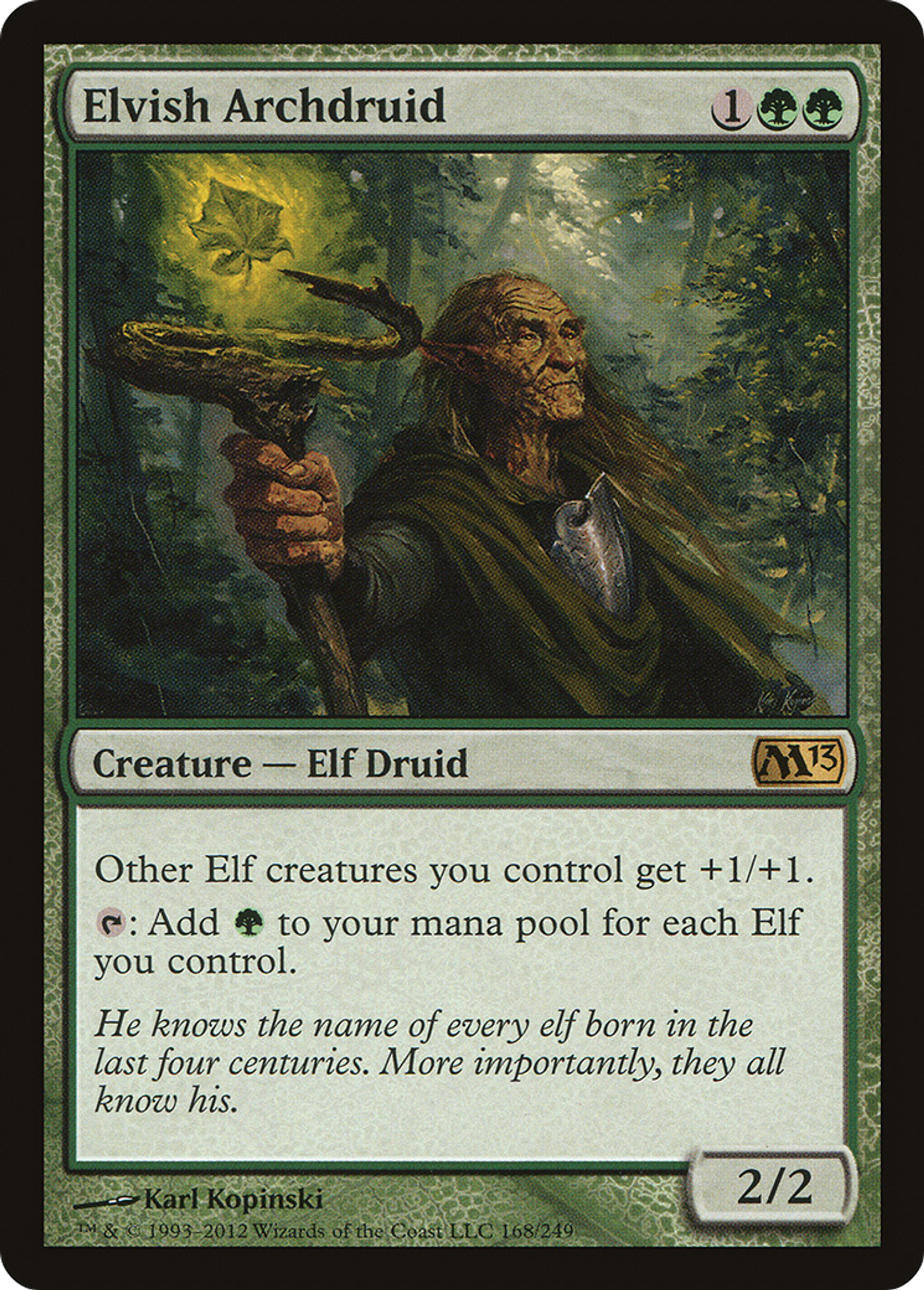 Elvish Archdruid — Magic 2013 — Magic: The Gathering