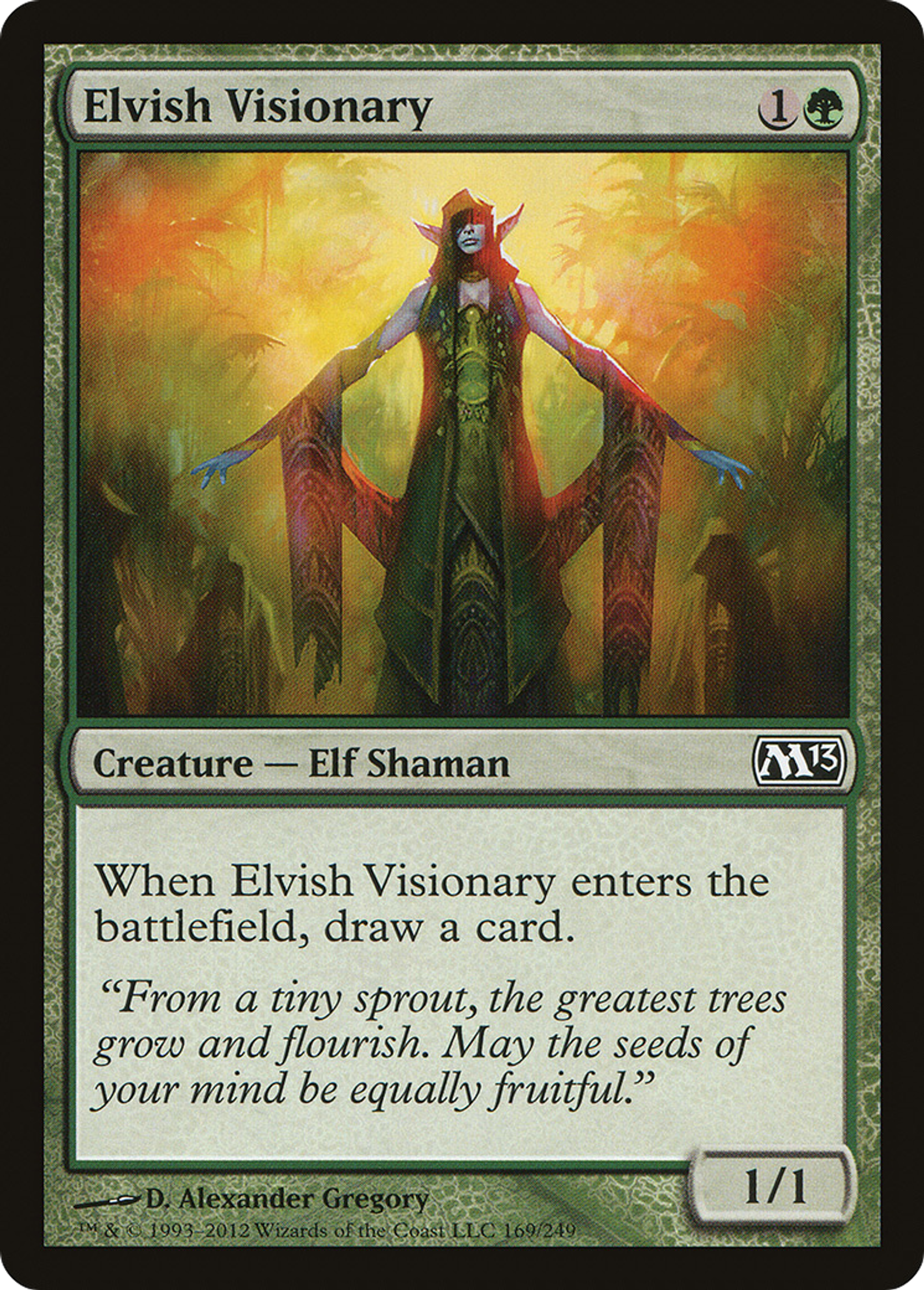 Elvish Visionary — Magic 2013 — Magic: The Gathering