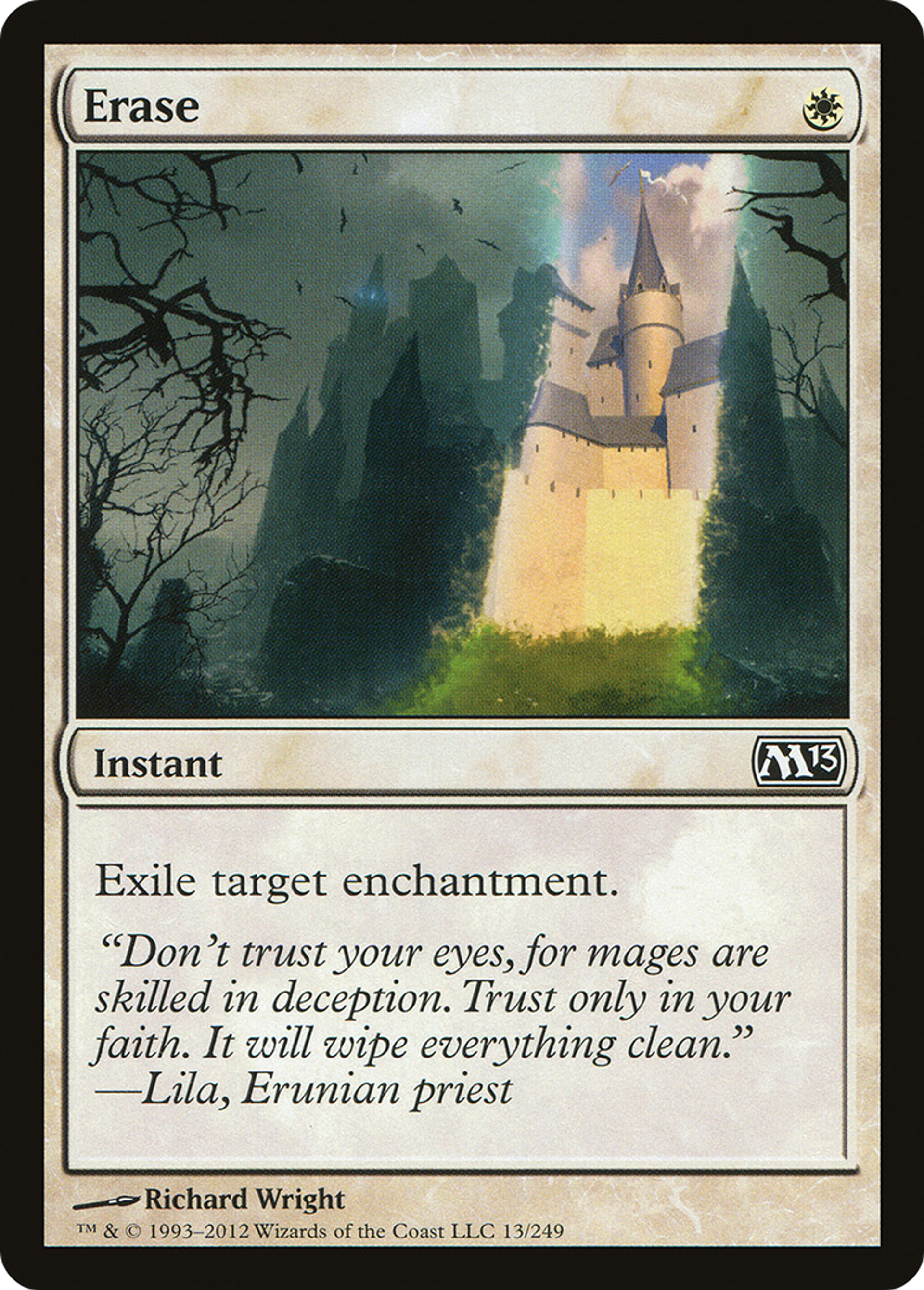Erase — Magic 2013 — Magic: The Gathering