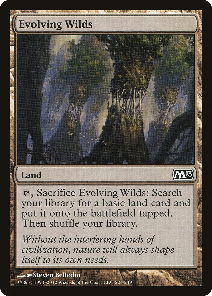 Evolving Wilds — Magic 2013 — Magic: The Gathering