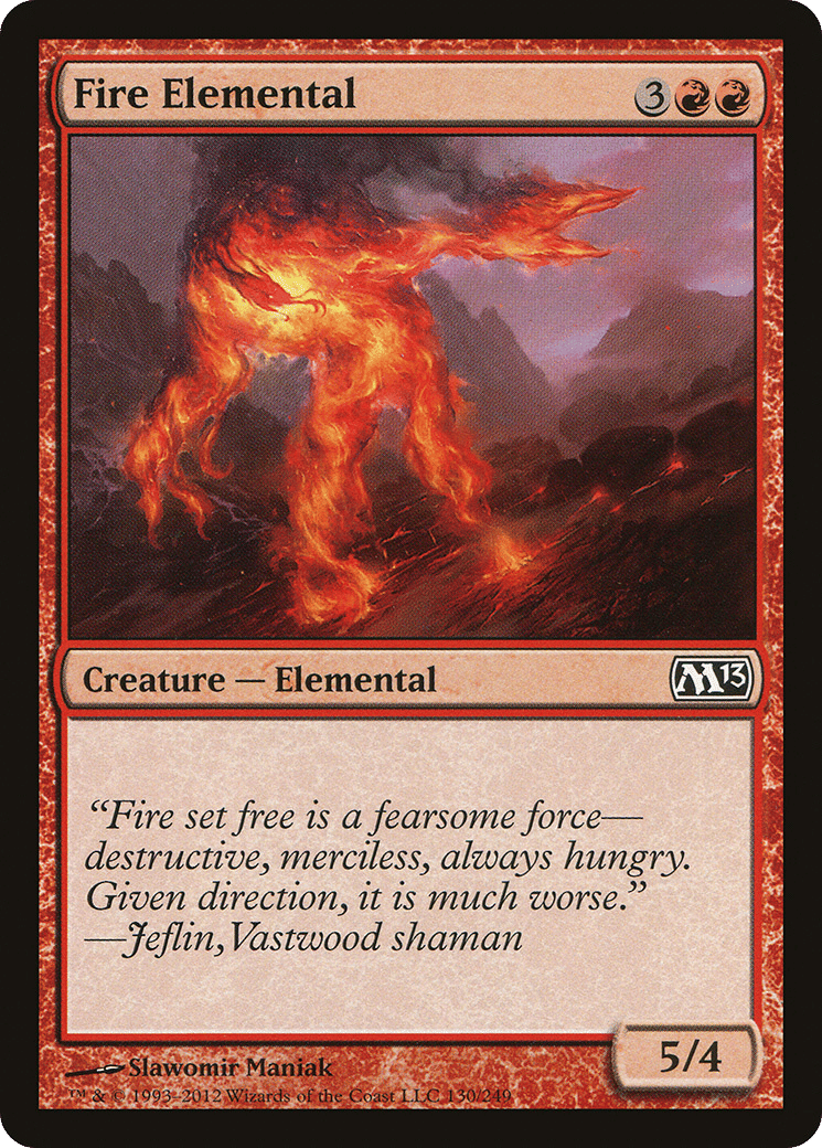 Fire Elemental — Magic 2013 — Magic: The Gathering