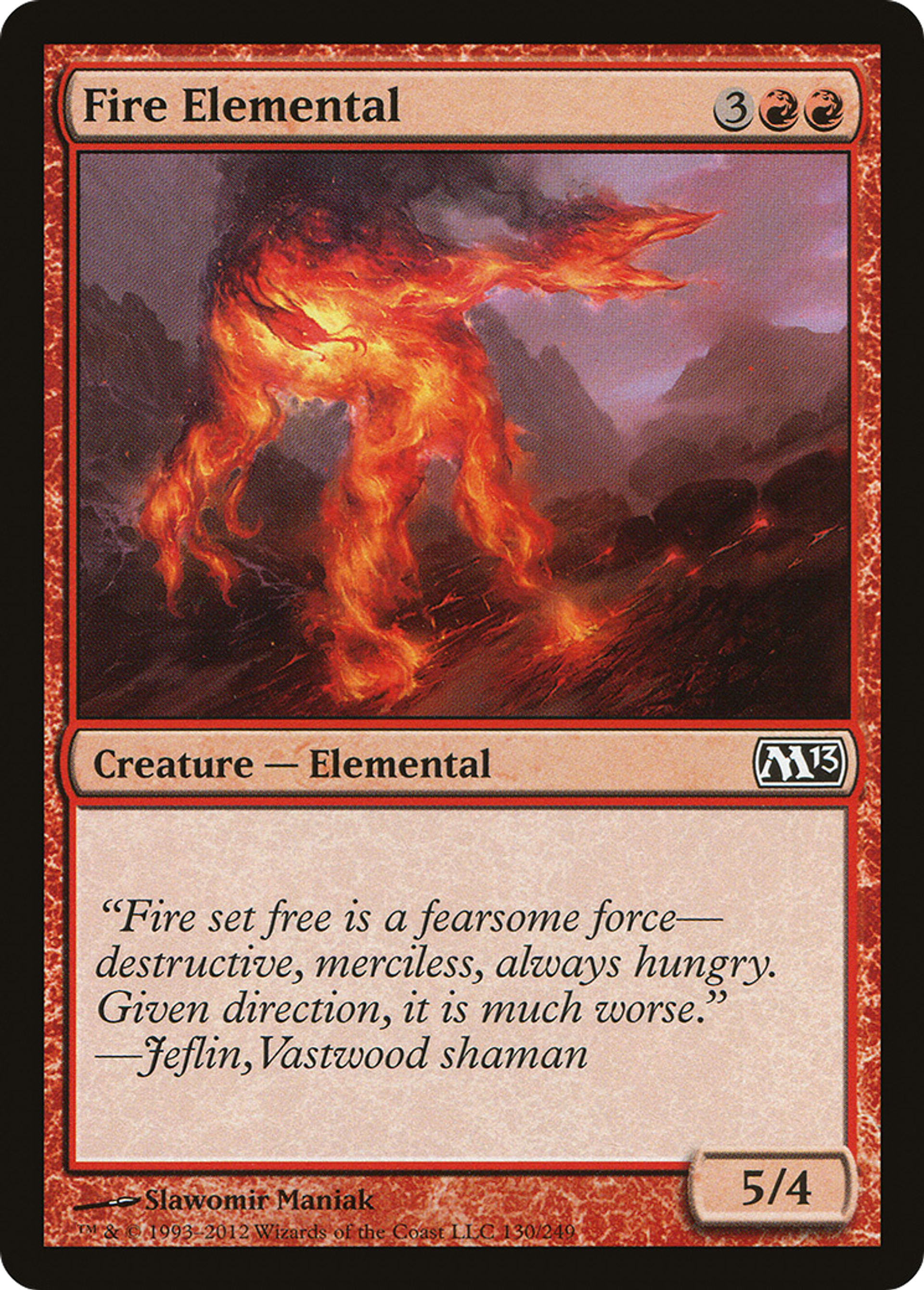 Fire Elemental — Magic 2013 — Magic: The Gathering