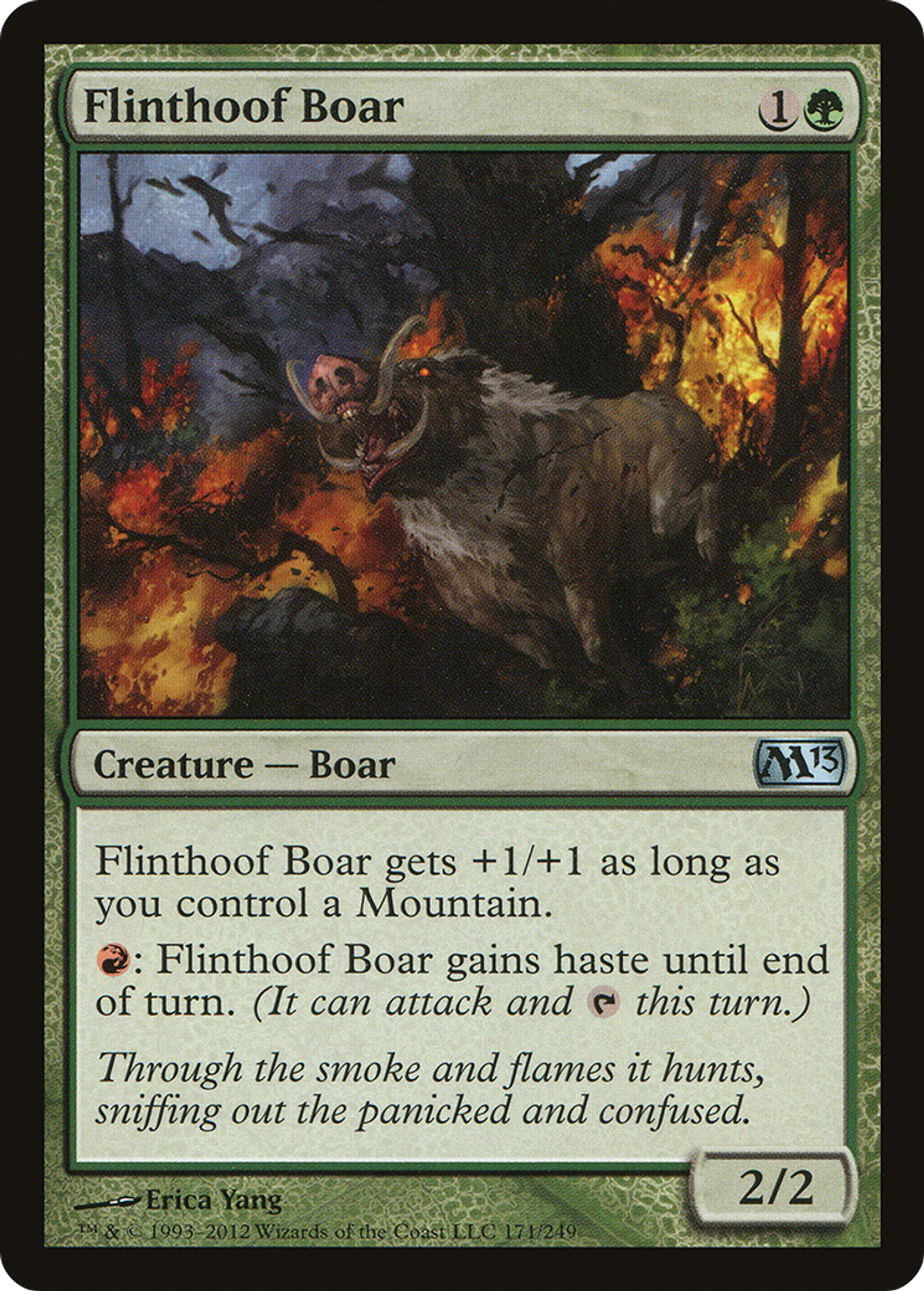 Flinthoof Boar — Magic 2013 — Magic: The Gathering