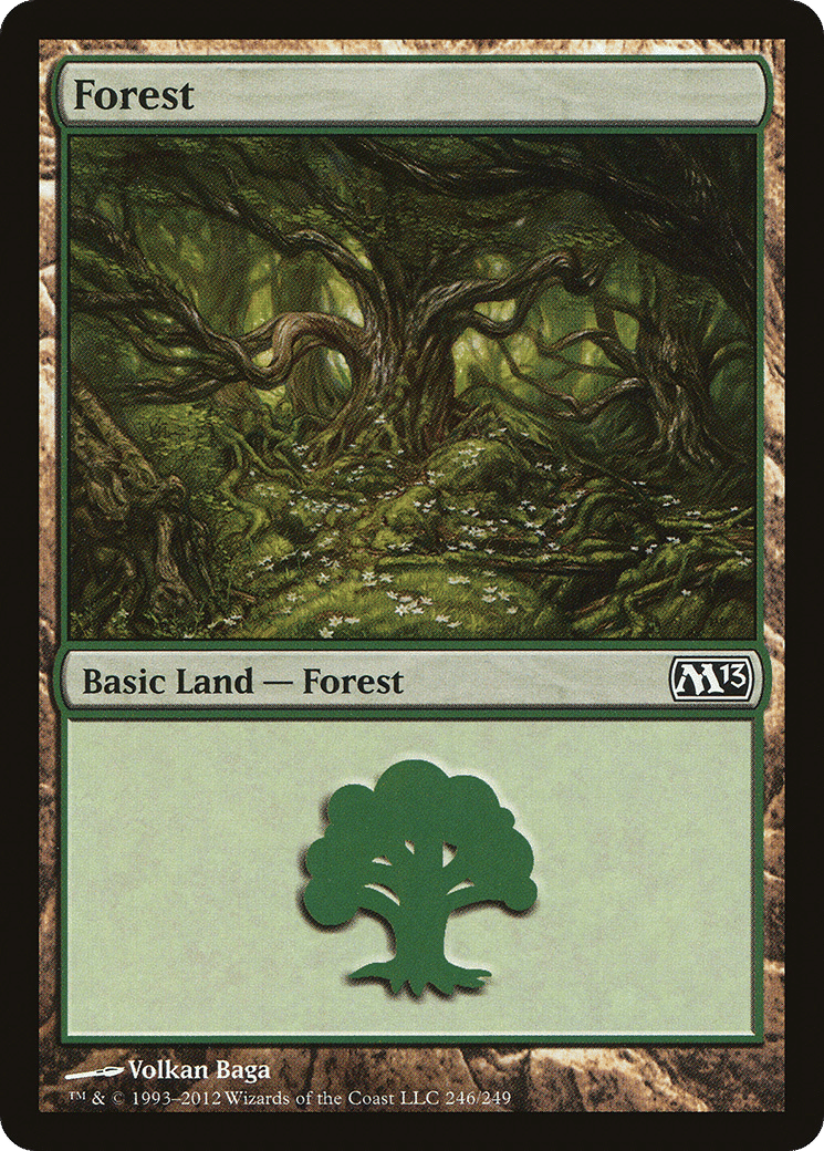 Forest — Magic 2013 — Magic: The Gathering