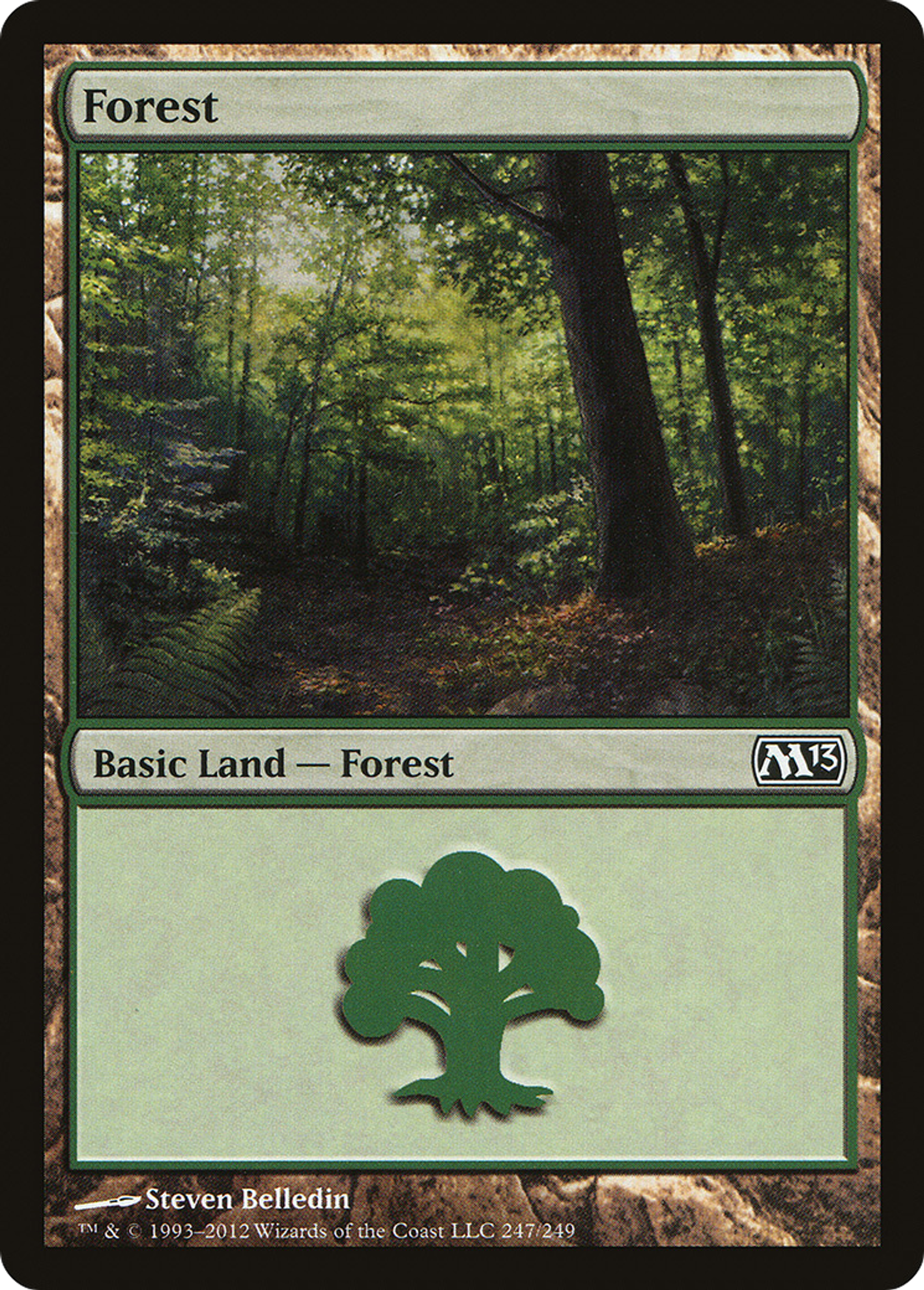 Forest — Magic 2013 — Magic: The Gathering