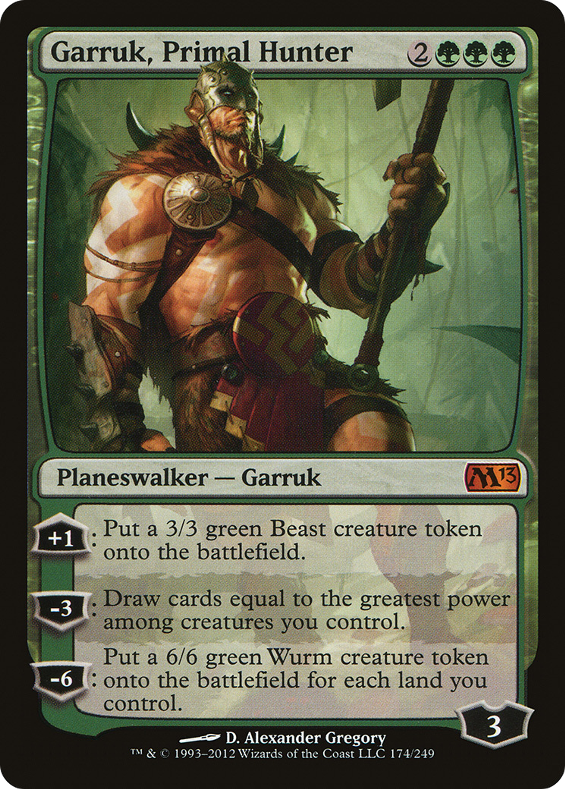 Garruk, chasseur primordial — Magic 2013 — Magic: The Gathering