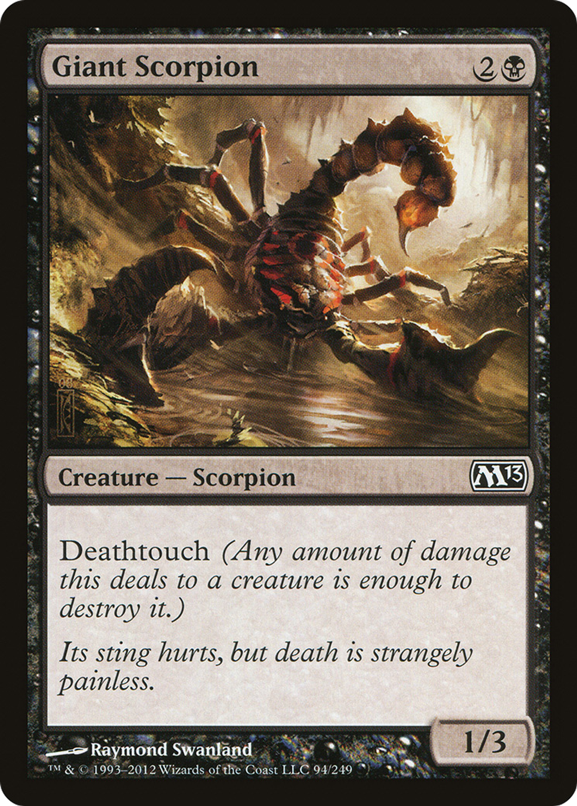 Giant Scorpion — Magic 2013 — Magic: The Gathering