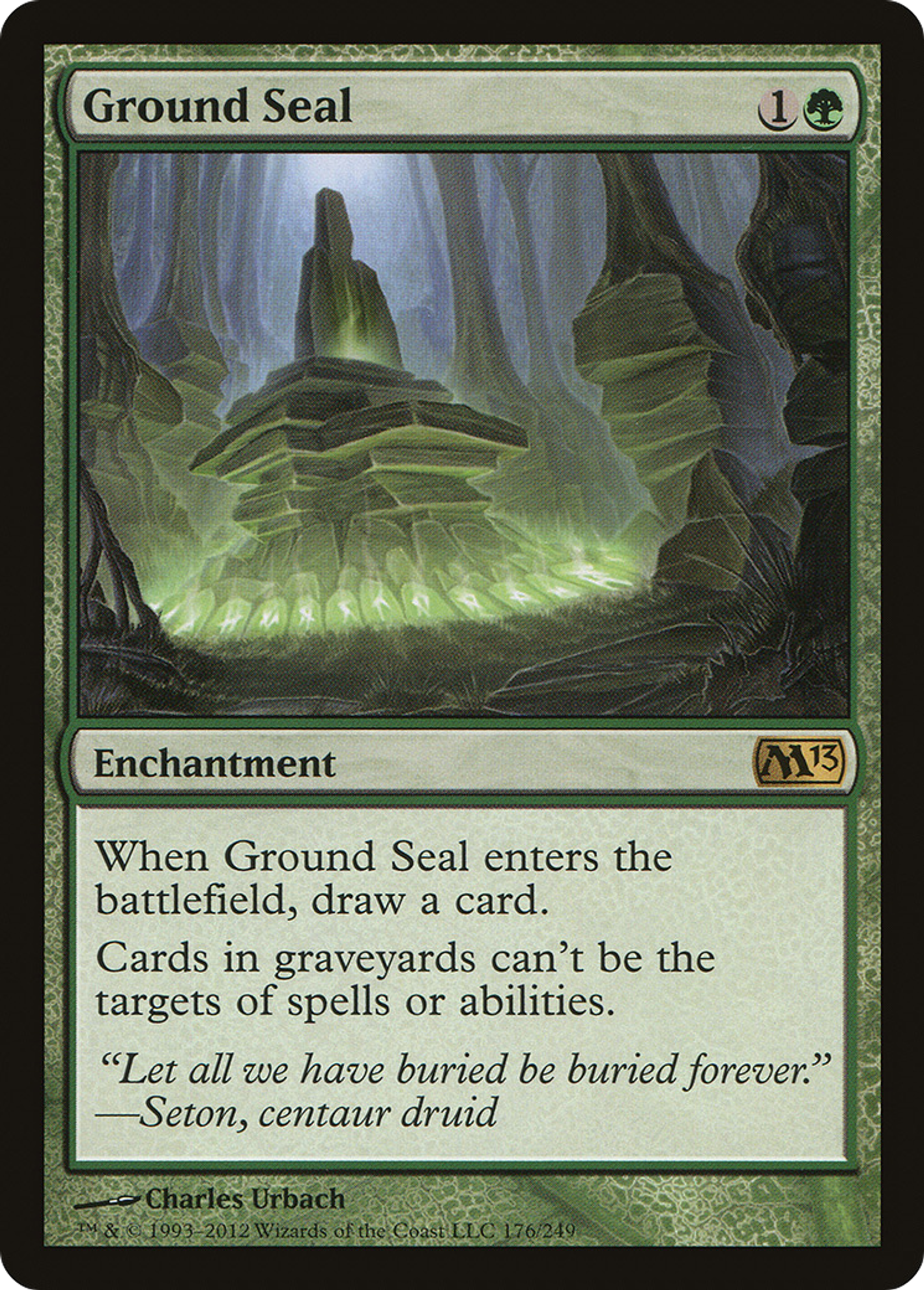 Sceau cthonien — Magic 2013 — Magic: The Gathering