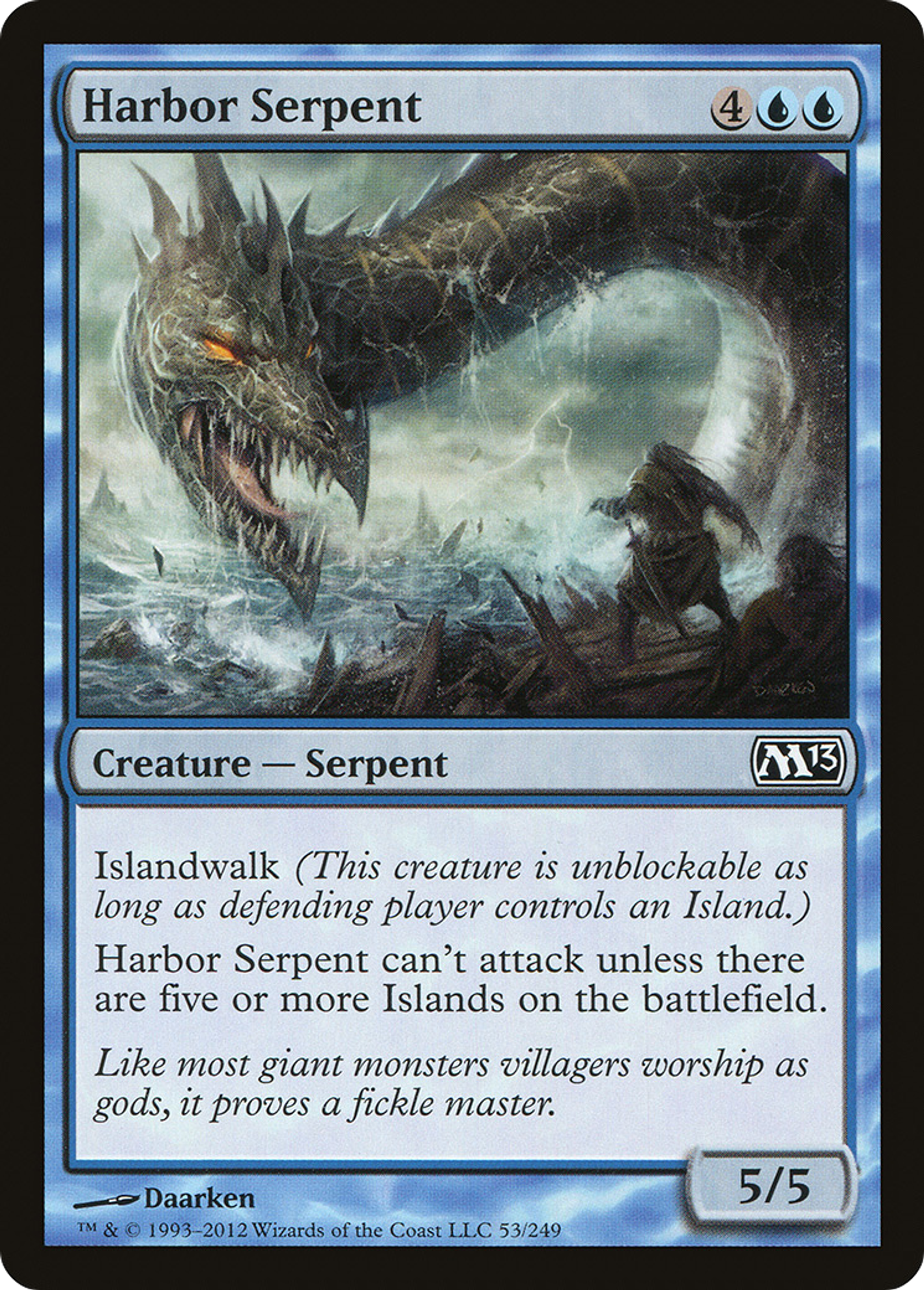 Serpent portuaire — Magic 2013 — Magic: The Gathering
