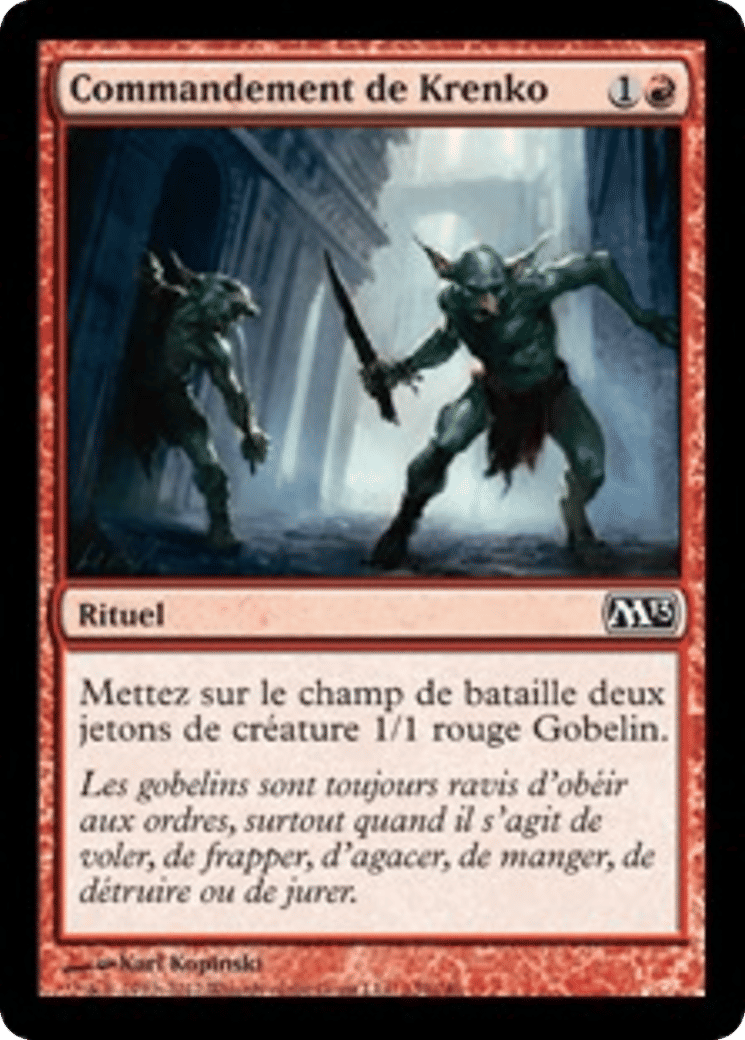Commandement de Krenko — Magic 2013 — Magic: The Gathering