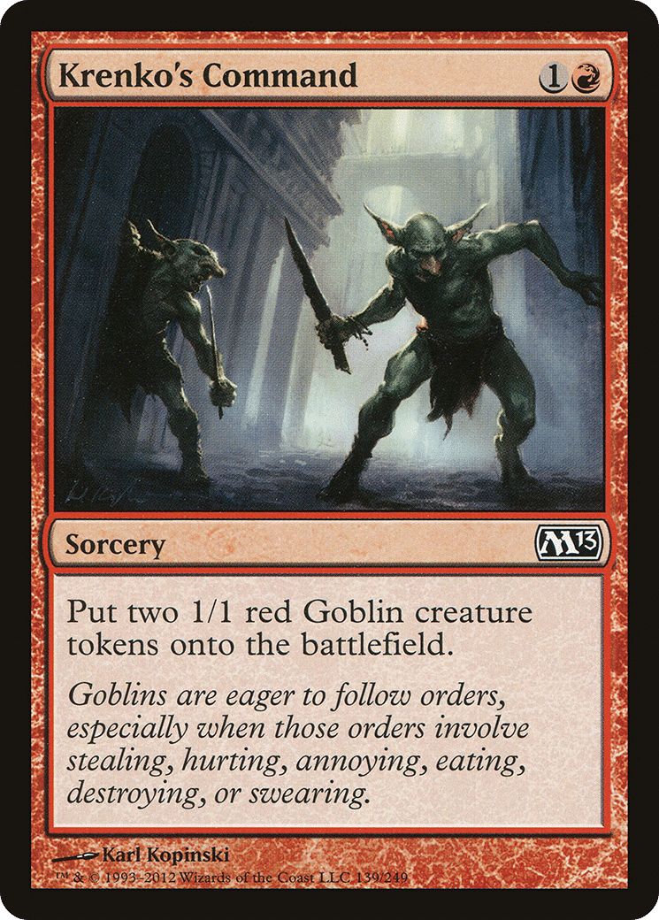 Krenko's Command — Magic 2013 — Magic: The Gathering