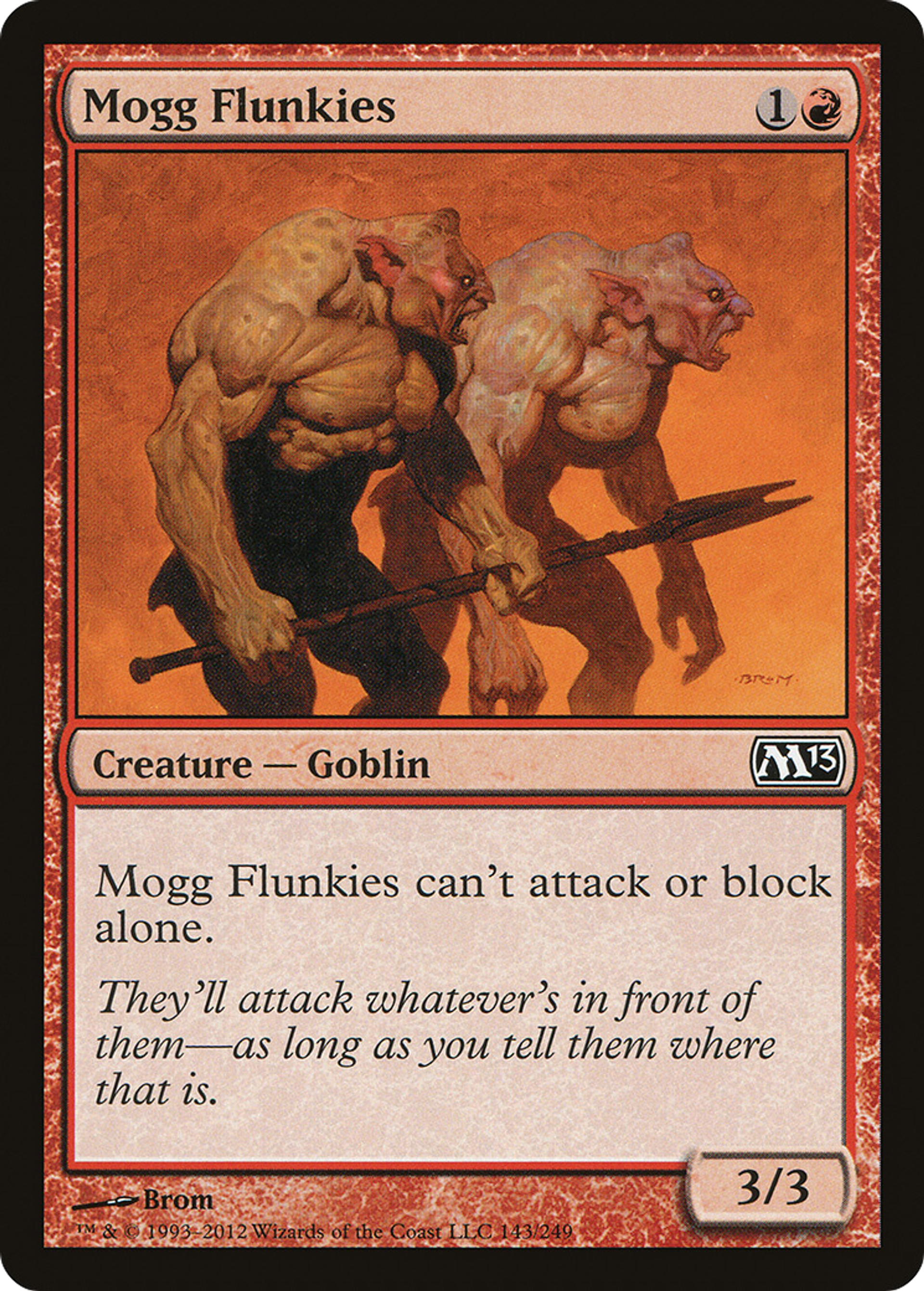 Moggs bas-de-plafond — Magic 2013 — Magic: The Gathering
