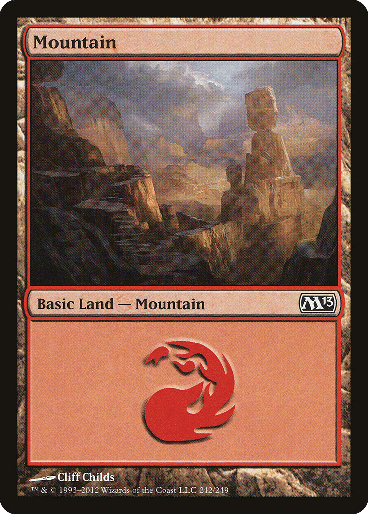 Mountain — Magic 2013 — Magic: The Gathering