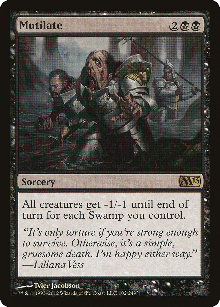 Mutilate — Magic 2013 — Magic: The Gathering