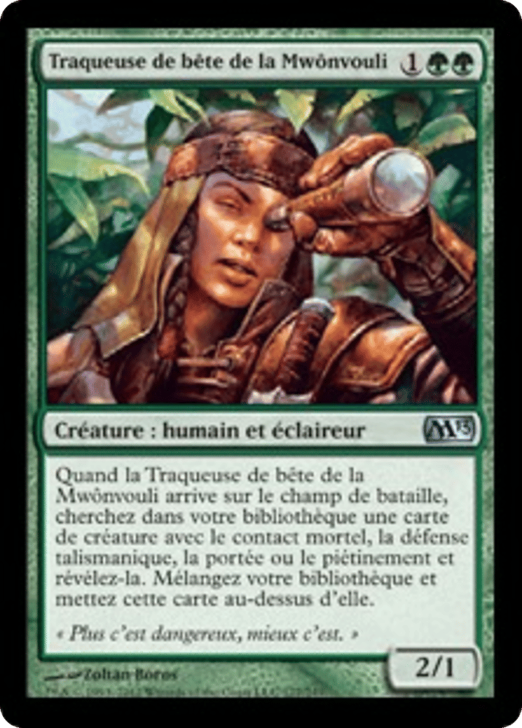 Traqueuse de bête de la Mwônvouli — Magic 2013 — Magic: The Gathering