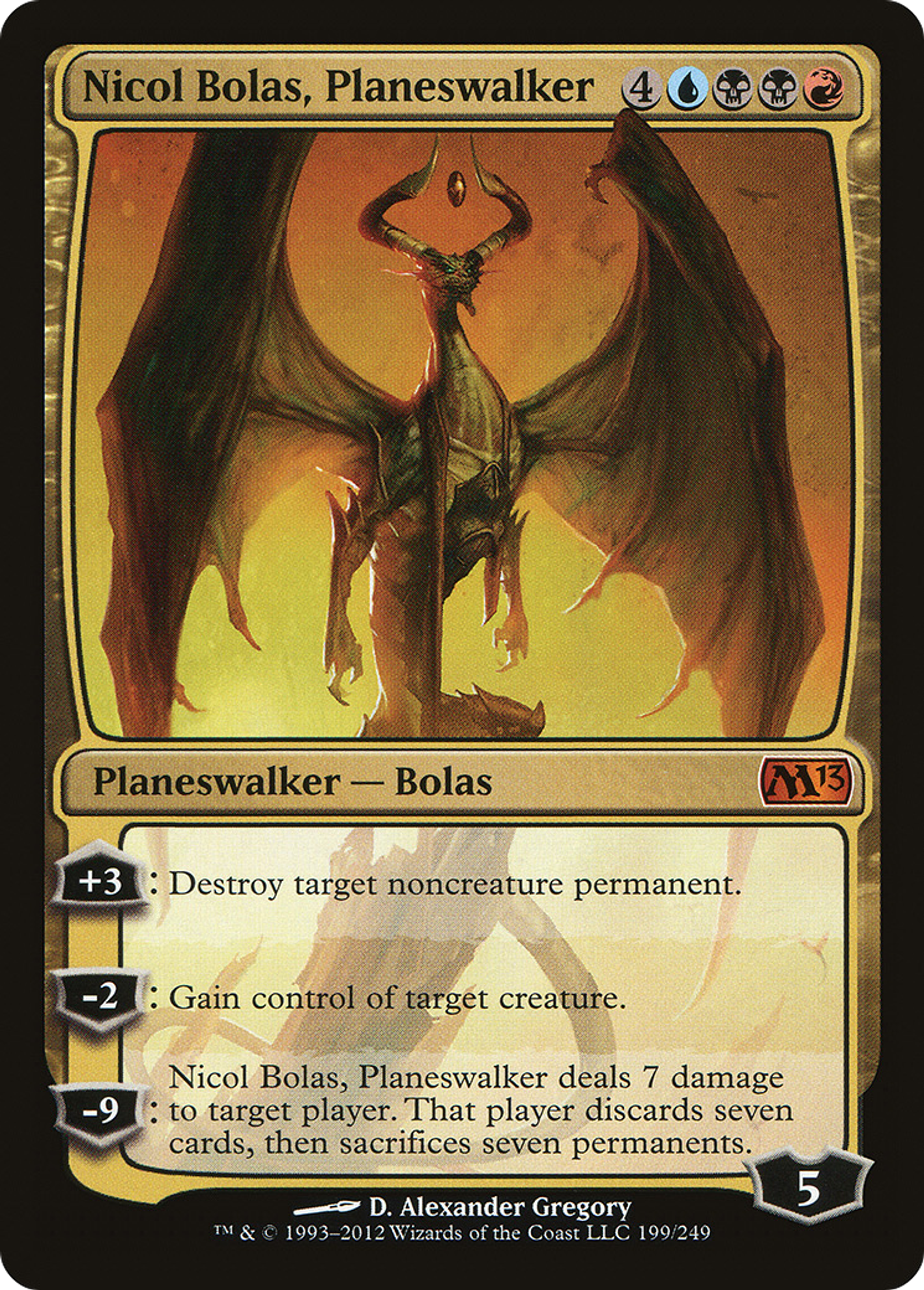 Nicol Bolas, Planeswalker — Magic 2013 — Magic: The Gathering