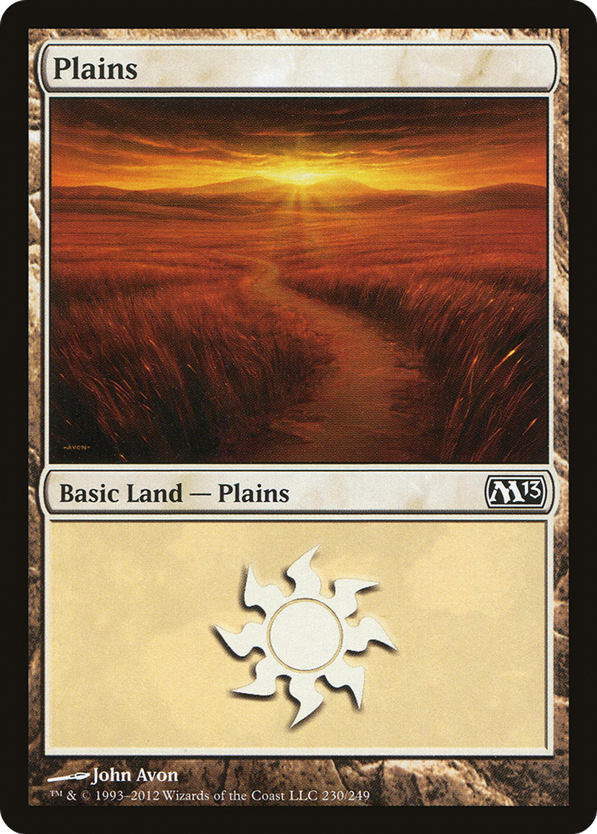 Plaine — Magic 2013 — Magic: The Gathering