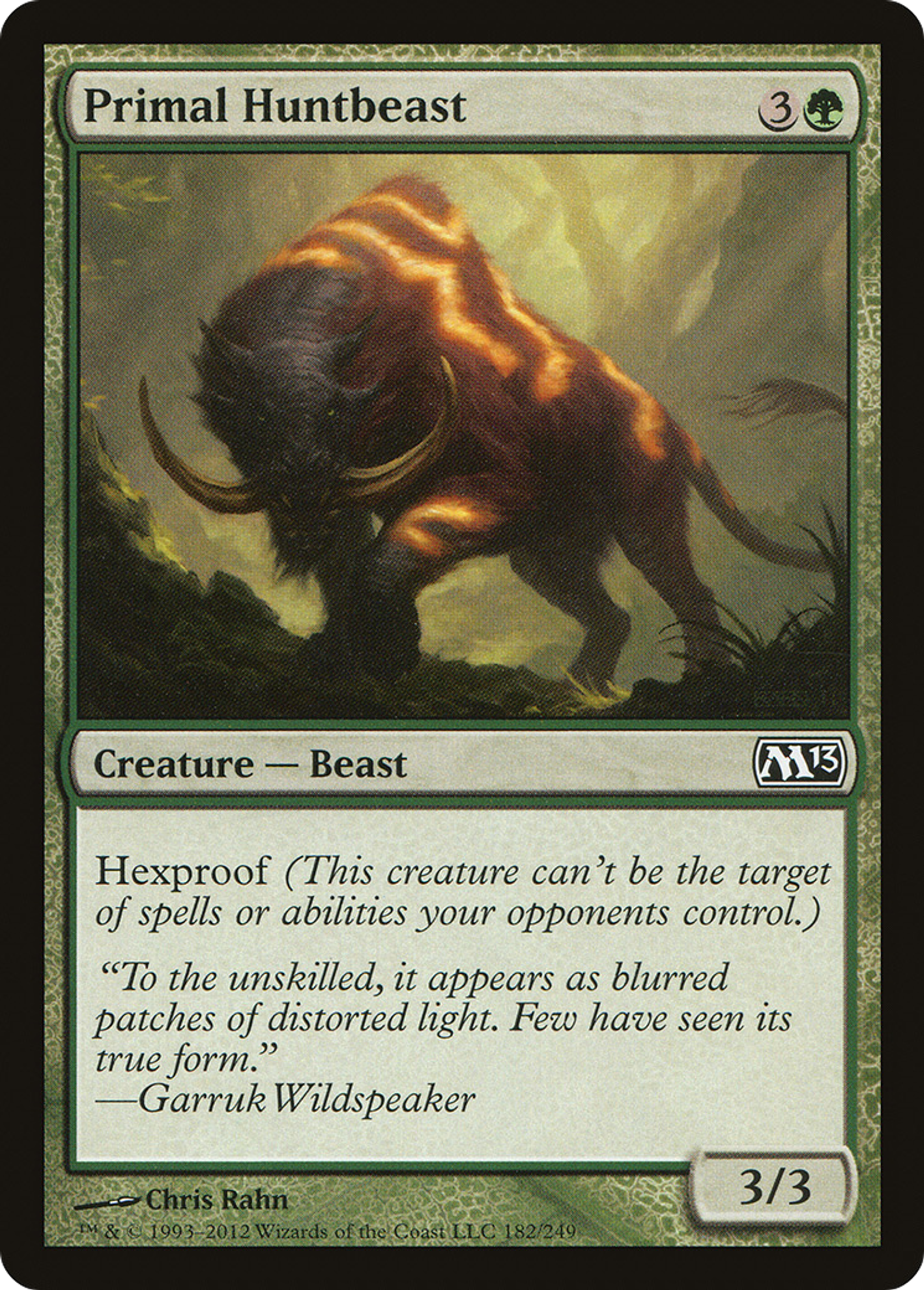 Primal Huntbeast — Magic 2013 — Magic: The Gathering