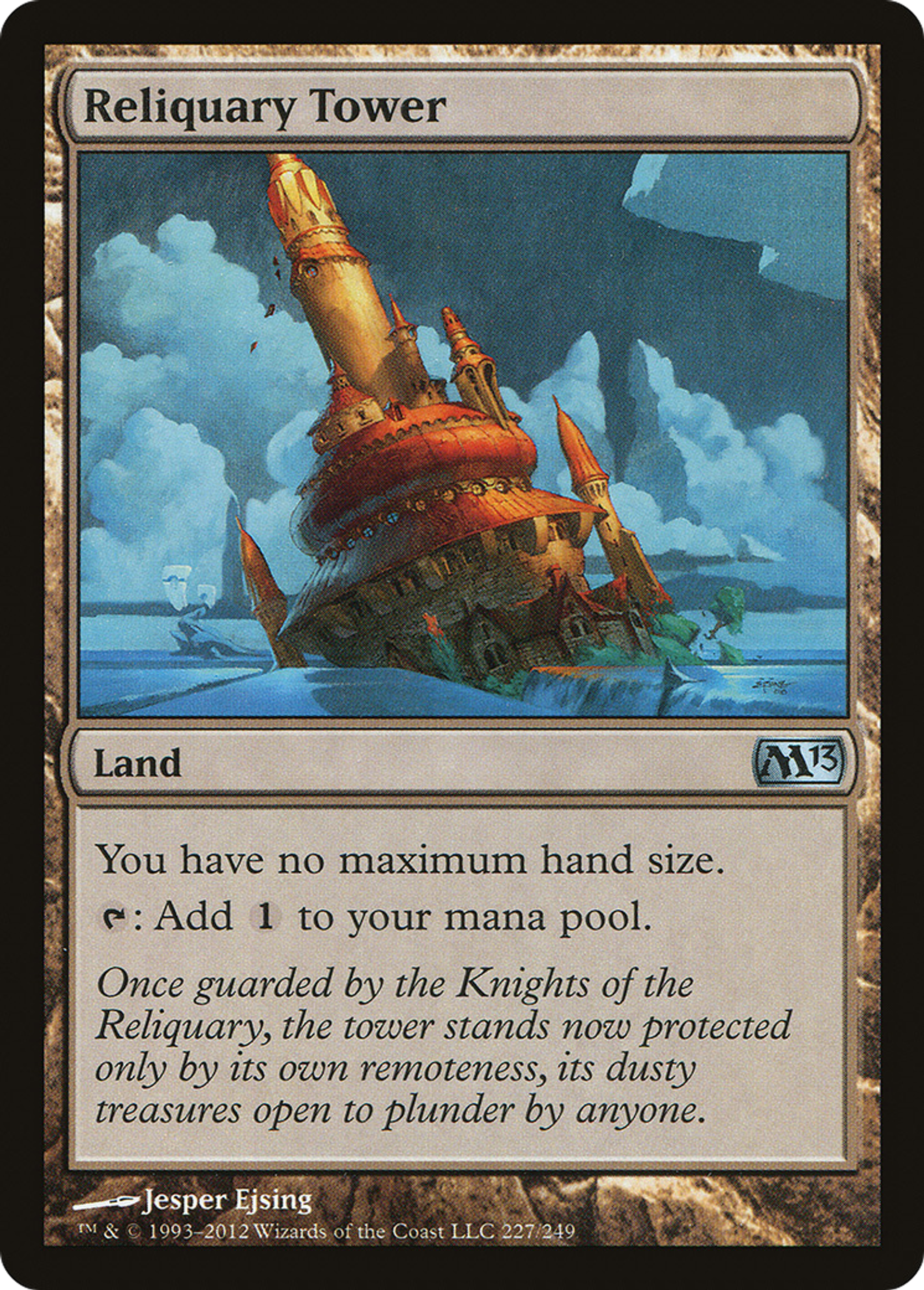 Reliquary Tower — Magic 2013 — Magic: The Gathering