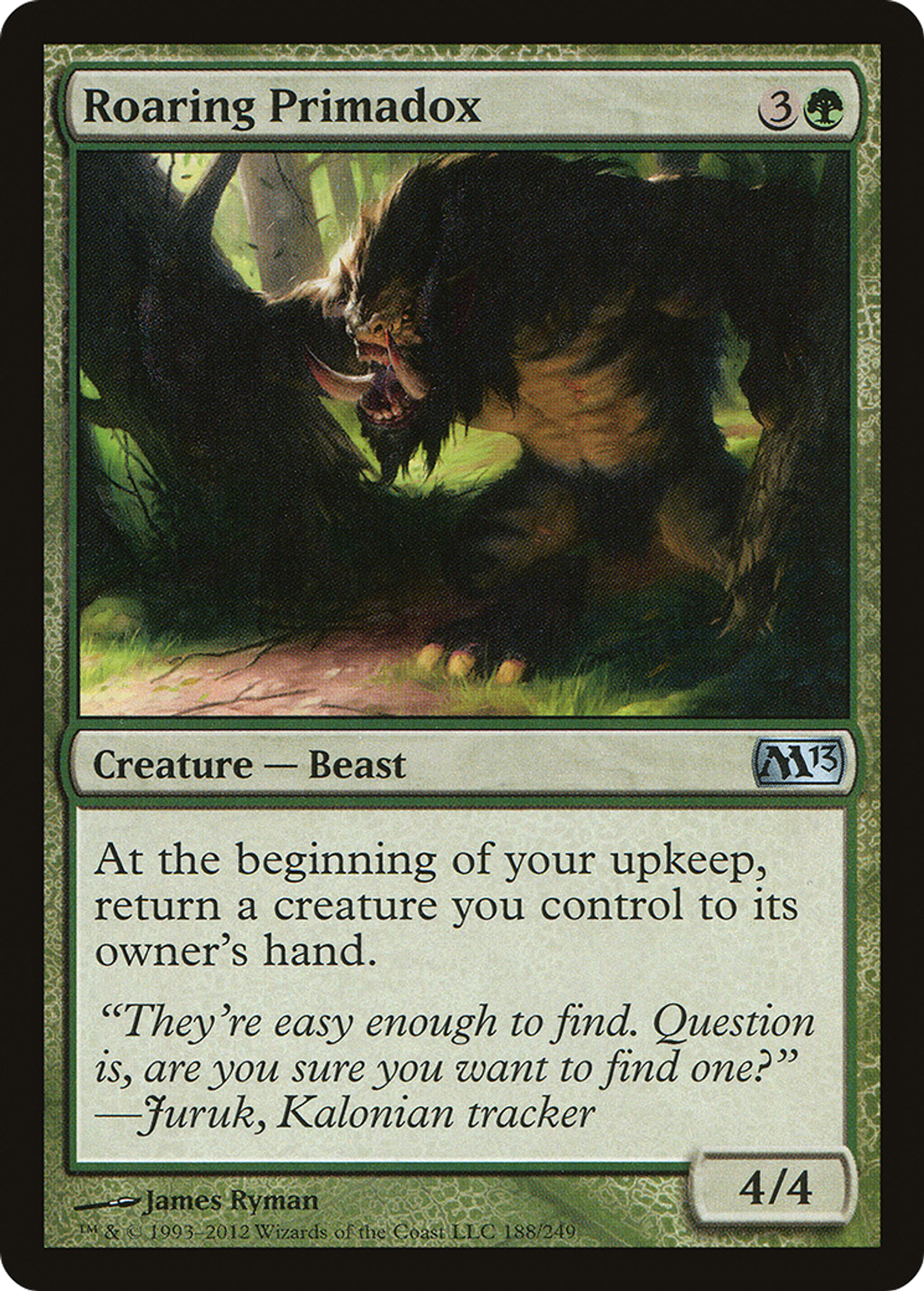 Roaring Primadox — Magic 2013 — Magic: The Gathering
