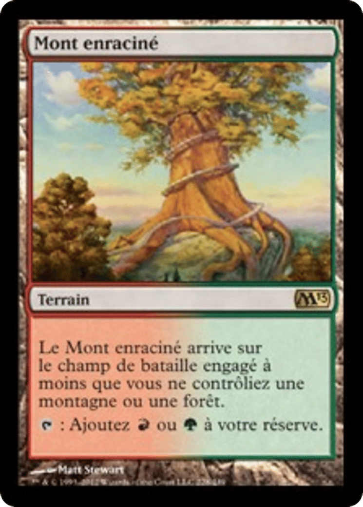 Mont enraciné — Magic 2013 — Magic: The Gathering
