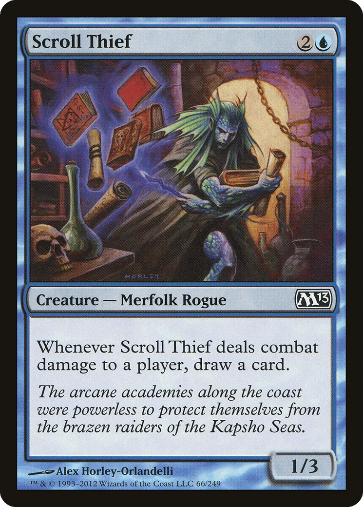 Scroll Thief — Magic 2013 — Magic: The Gathering