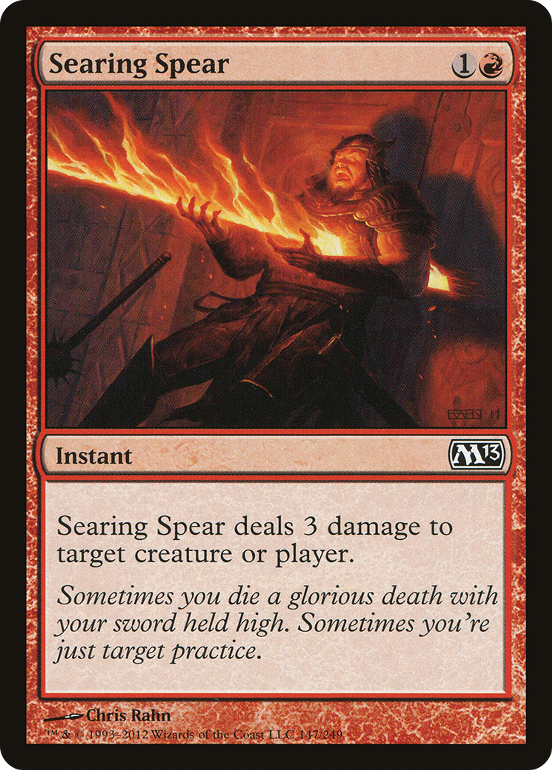Searing Spear — Magic 2013 — Magic: The Gathering