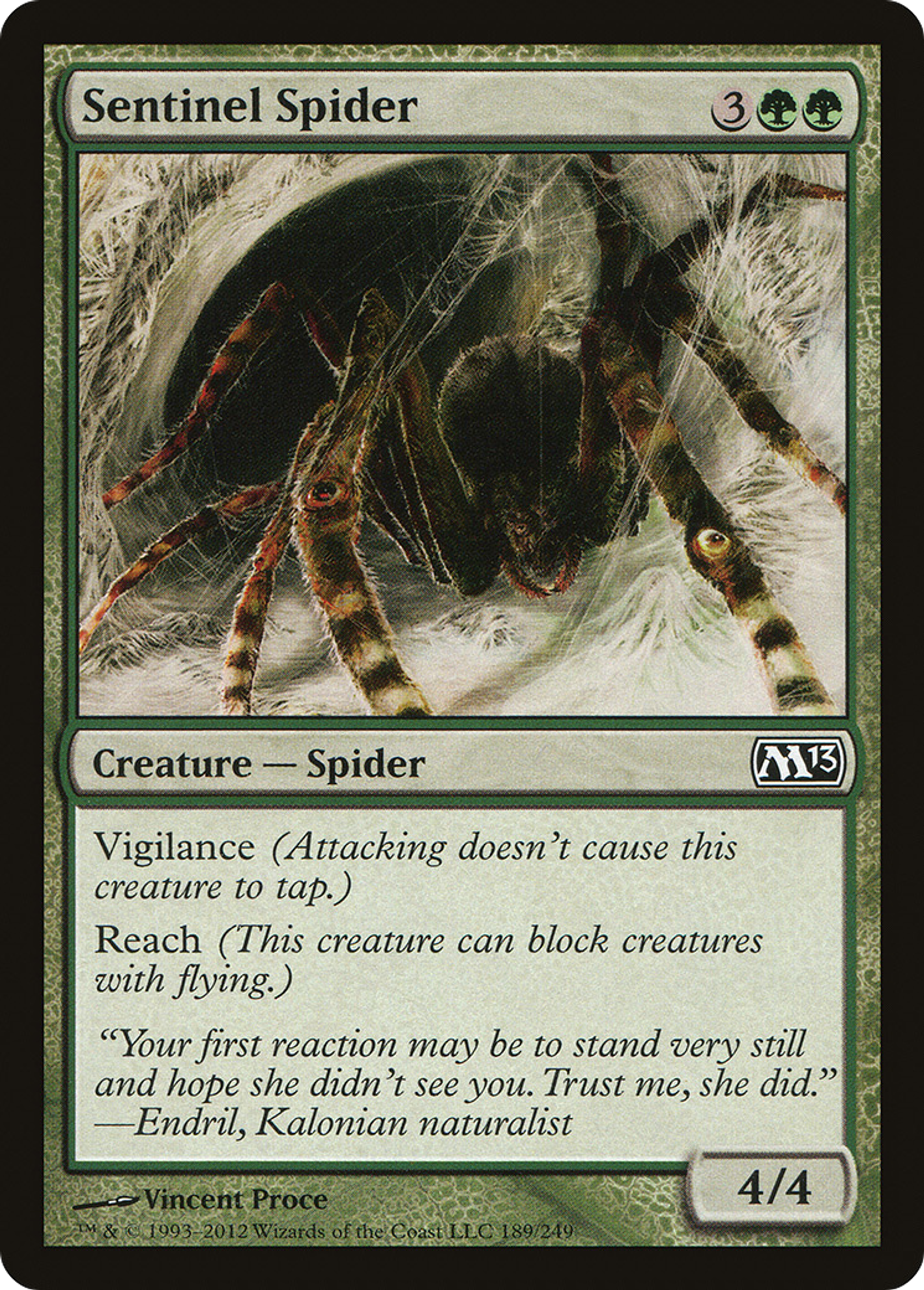 Araignée sentinelle — Magic 2013 — Magic: The Gathering
