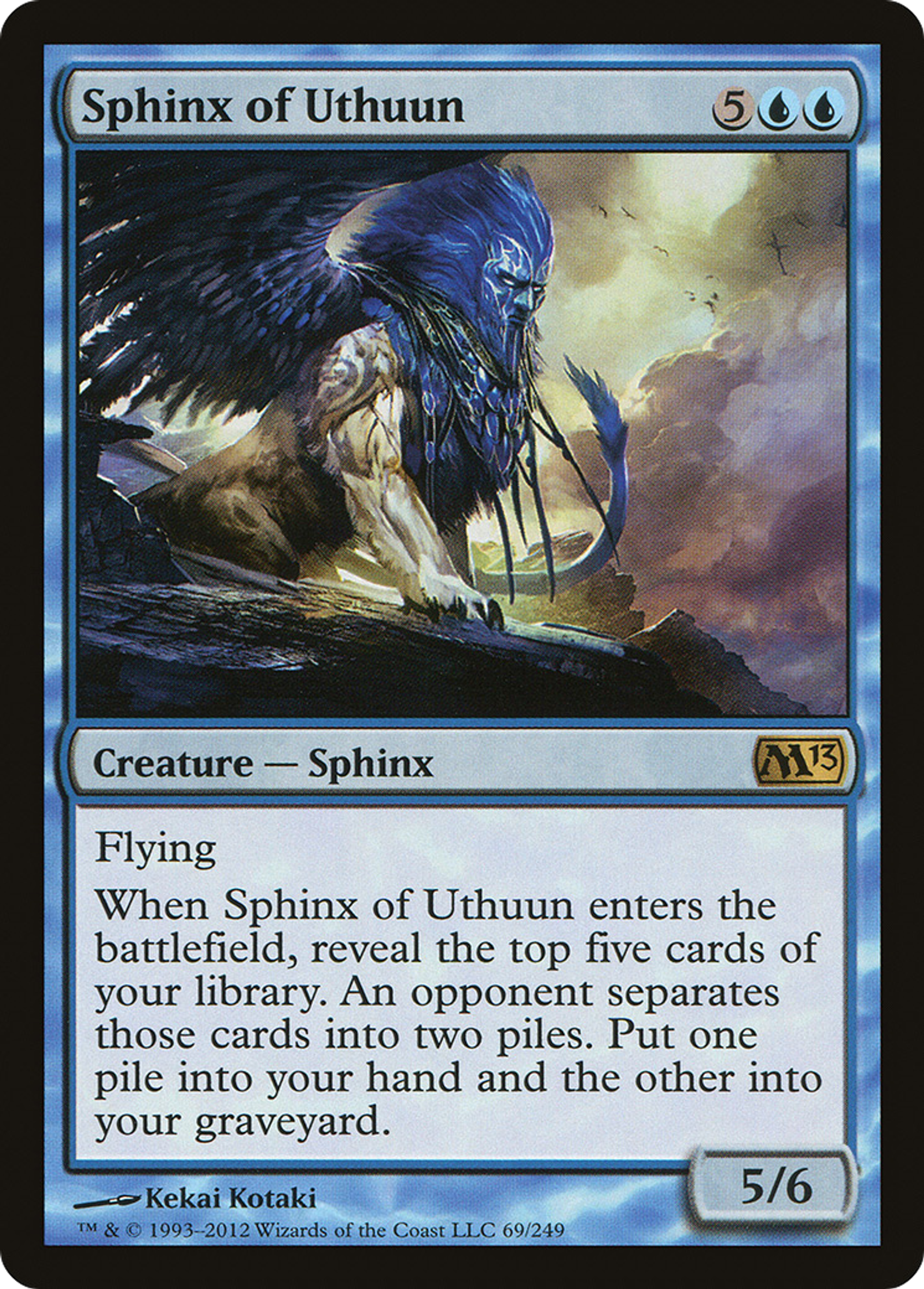 Sphinx d'Uthuün — Magic 2013 — Magic: The Gathering