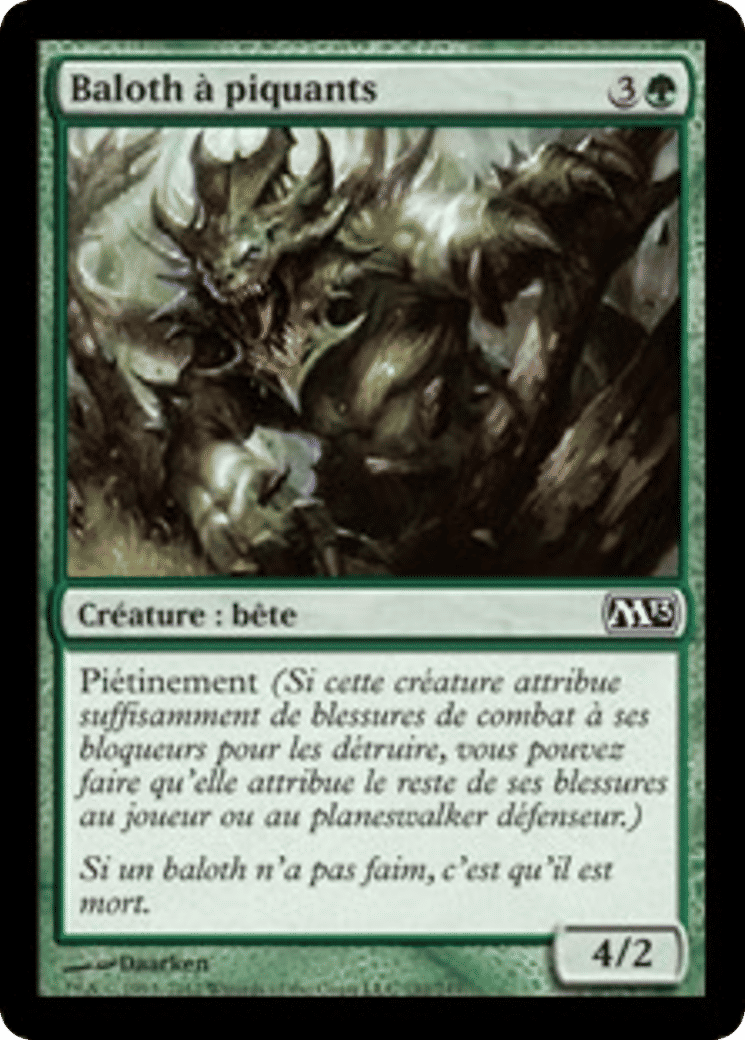 Baloth à piquants — Magic 2013 — Magic: The Gathering