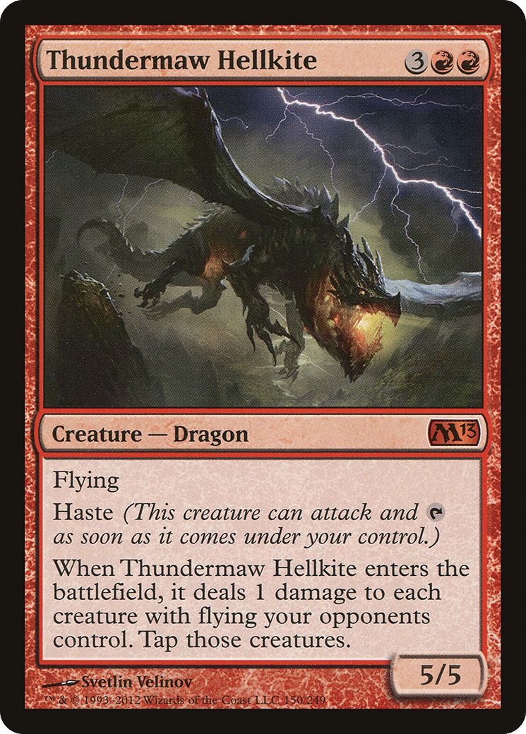 Thundermaw Hellkite — Magic 2013 — Magic: The Gathering