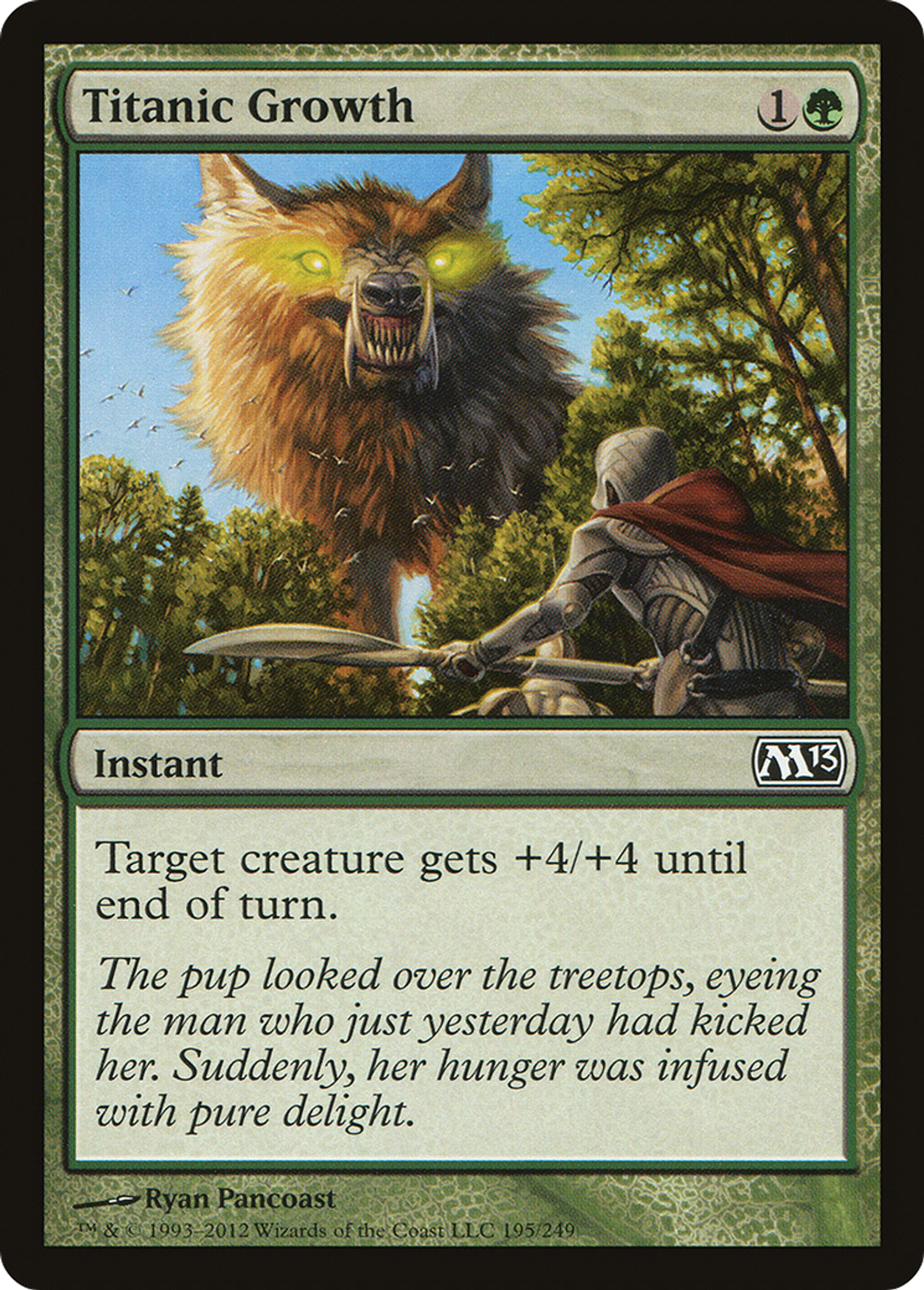 Titanic Growth — Magic 2013 — Magic: The Gathering