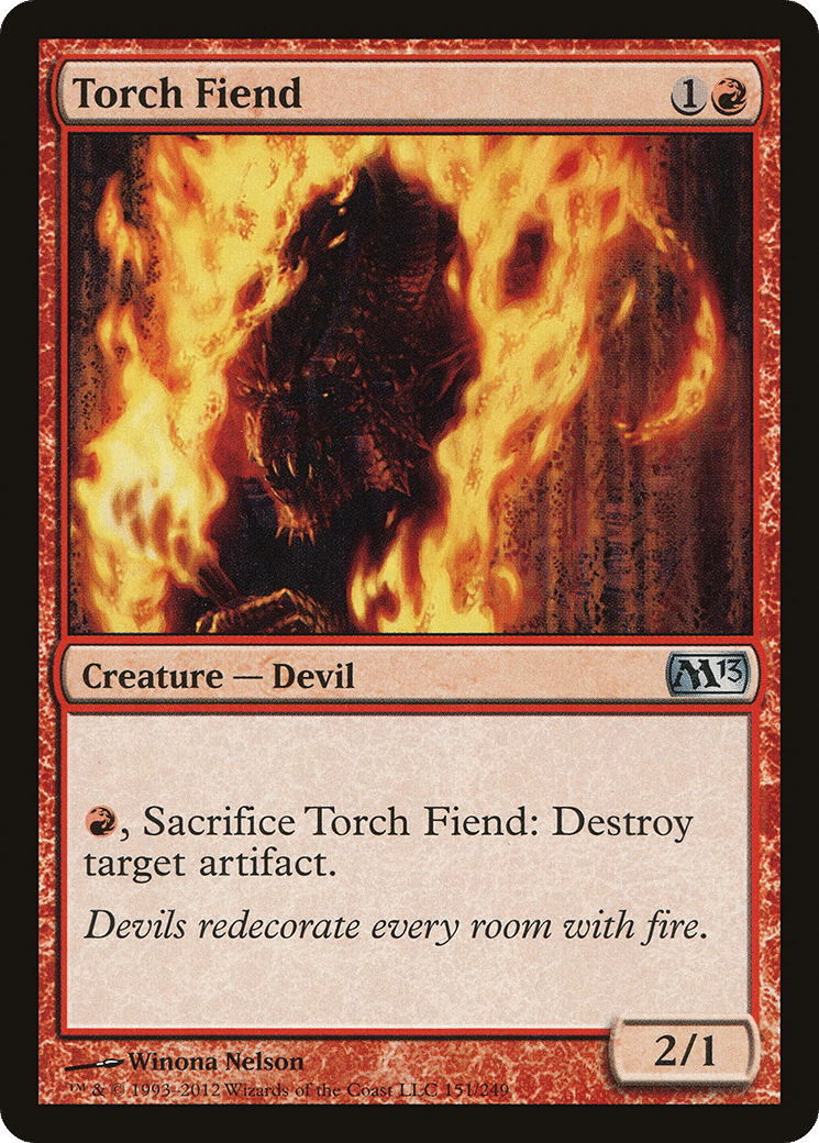 Torch Fiend — Magic 2013 — Magic: The Gathering