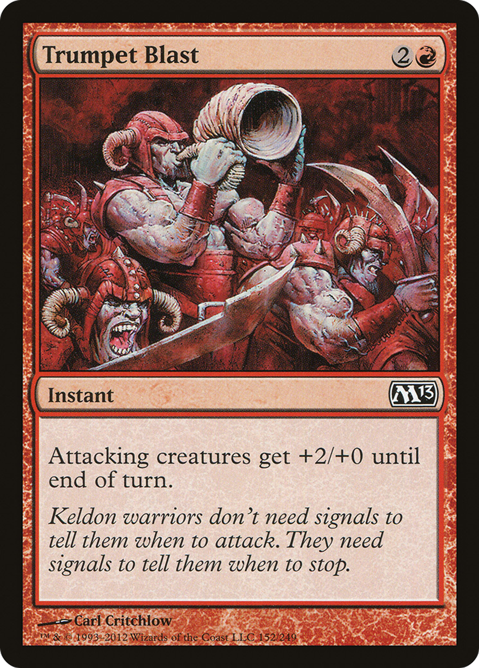 Trumpet Blast — Magic 2013 — Magic: The Gathering