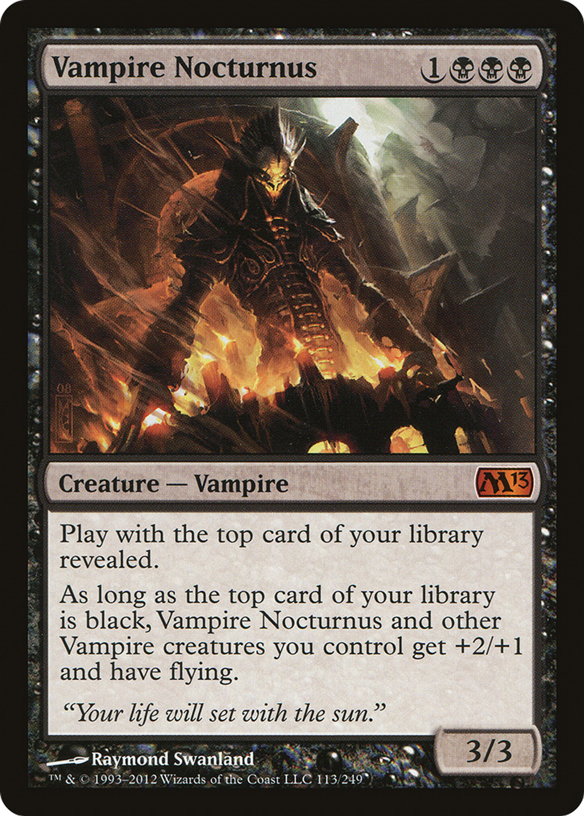 Vampire Nocturnus — Magic 2013 — Magic: The Gathering