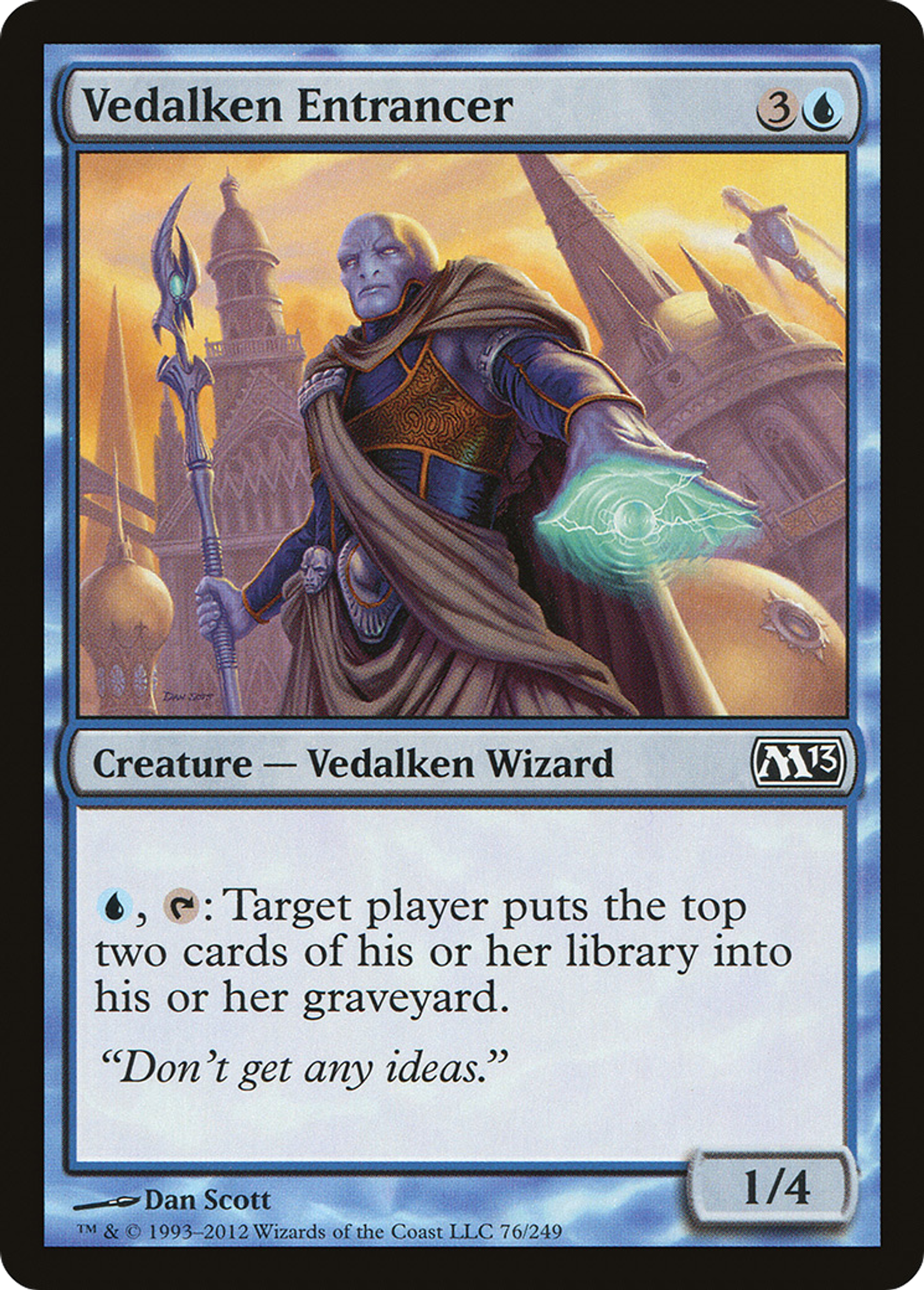 Vedalken Entrancer — Magic 2013 — Magic: The Gathering