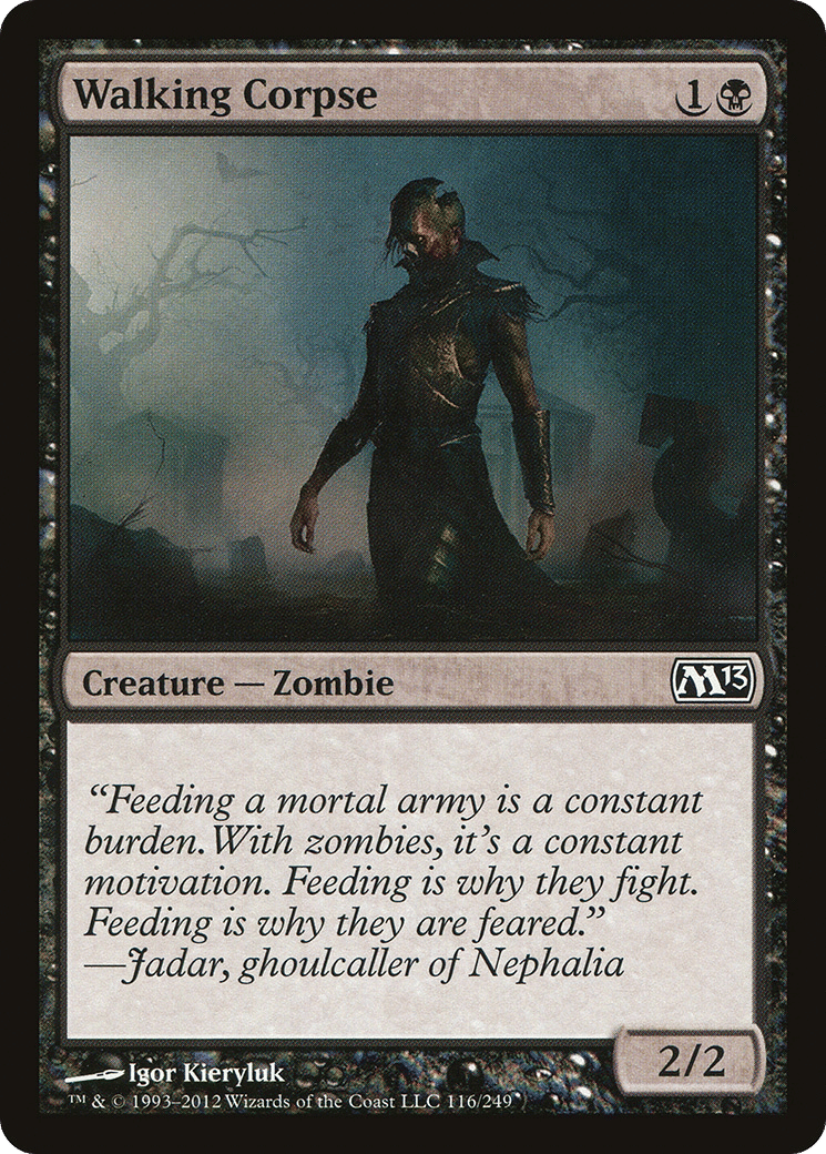 Walking Corpse — Magic 2013 — Magic: The Gathering