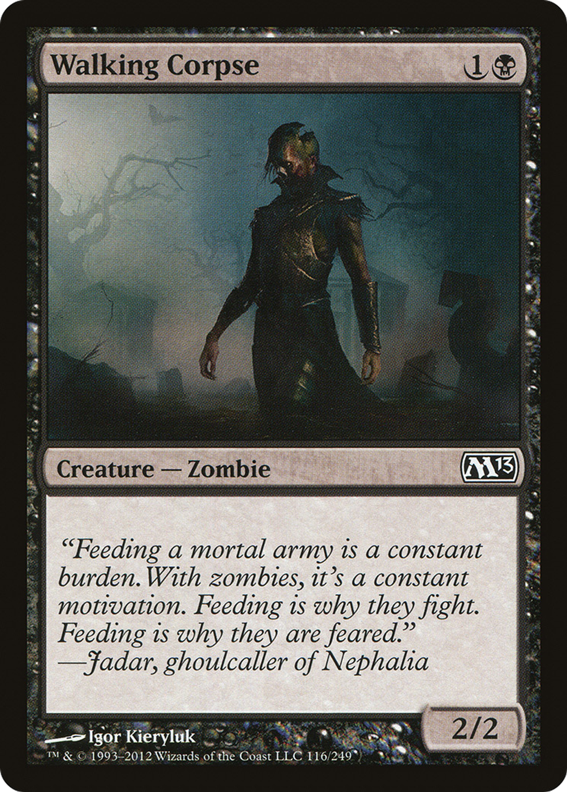 Walking Corpse — Magic 2013 — Magic: The Gathering