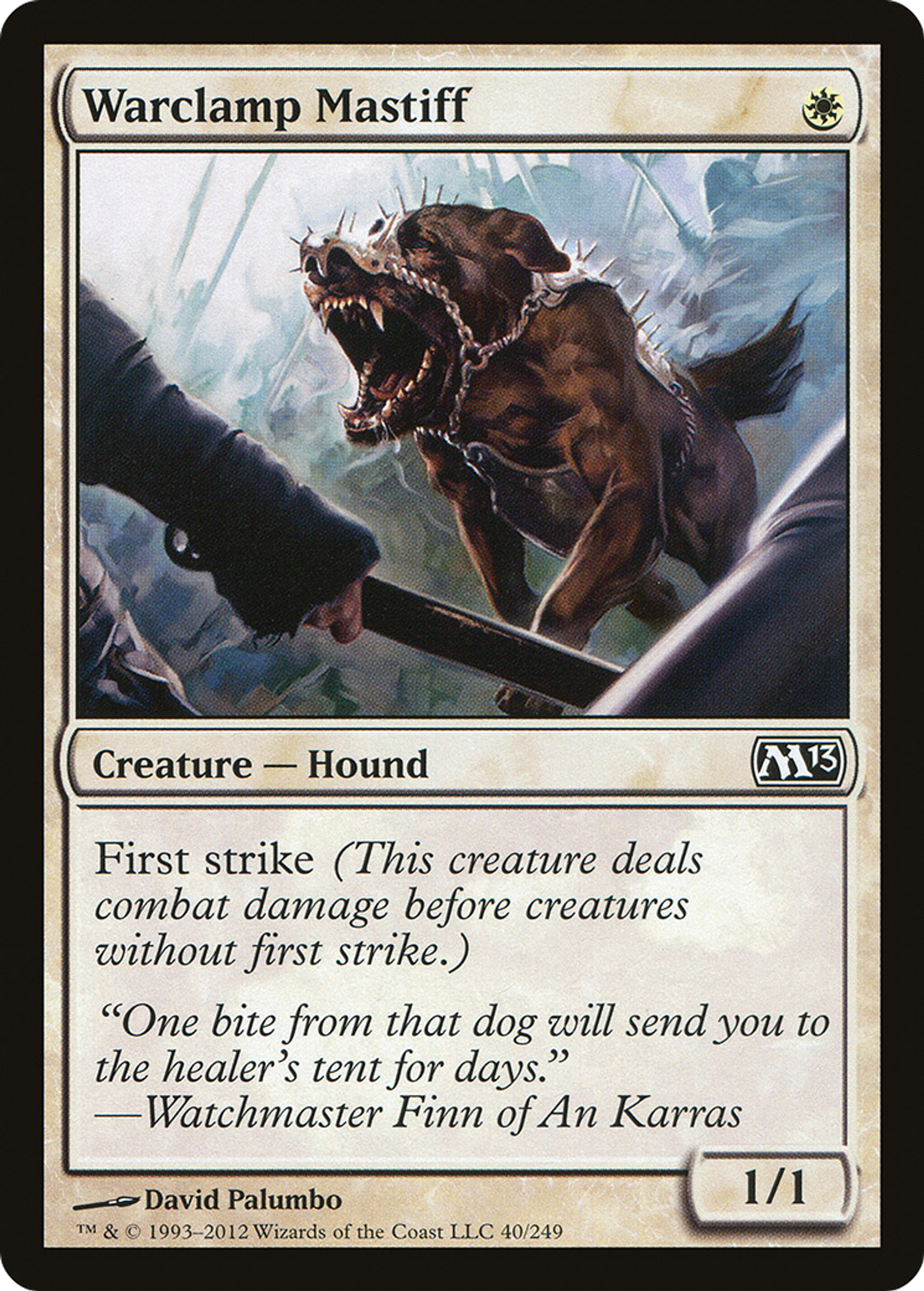 Dogue morsguerre — Magic 2013 — Magic: The Gathering