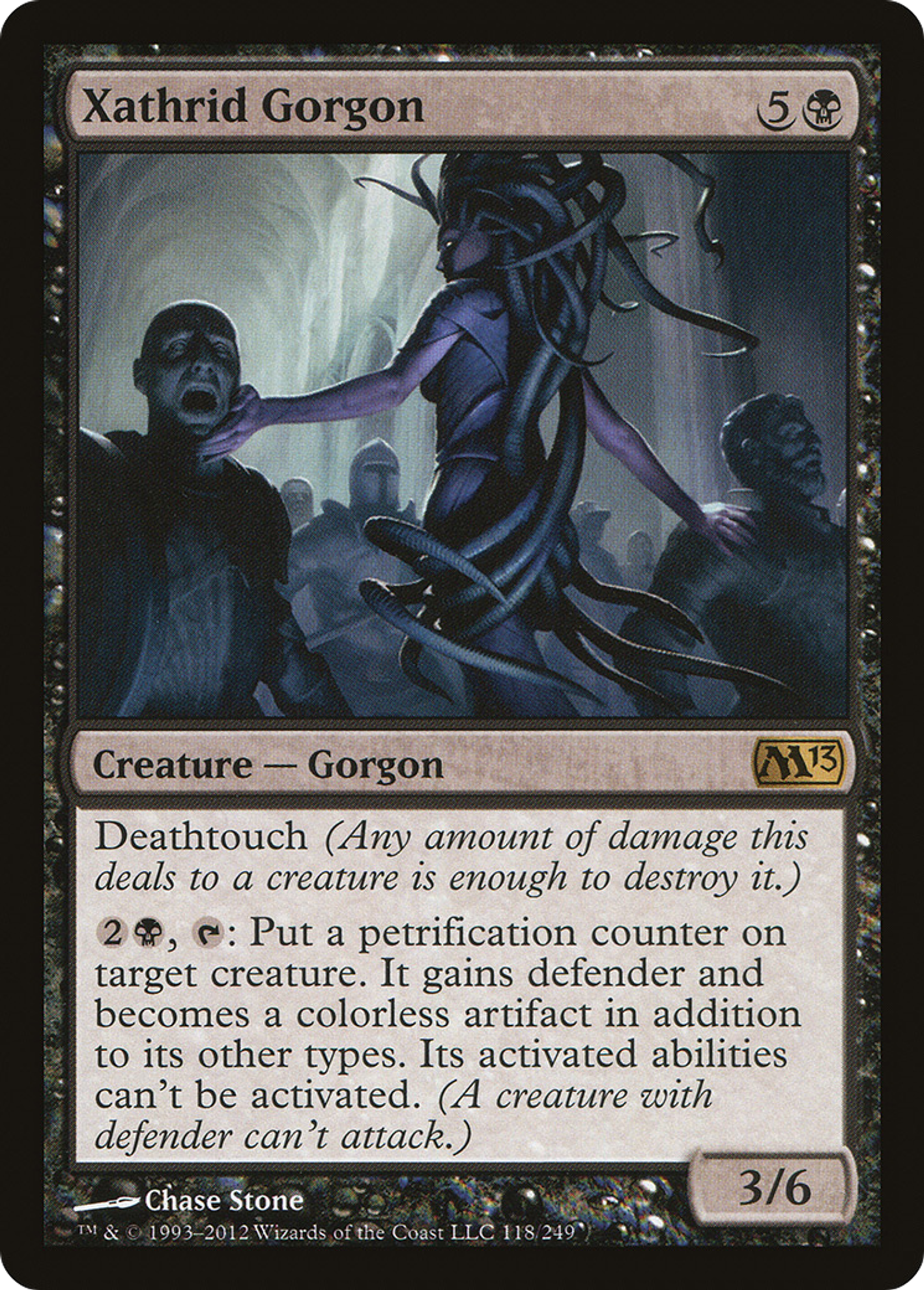 Xathrid Gorgon — Magic 2013 — Magic: The Gathering