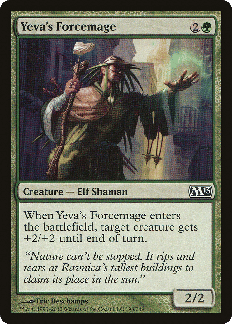Yeva's Forcemage — Magic 2013 — Magic: The Gathering