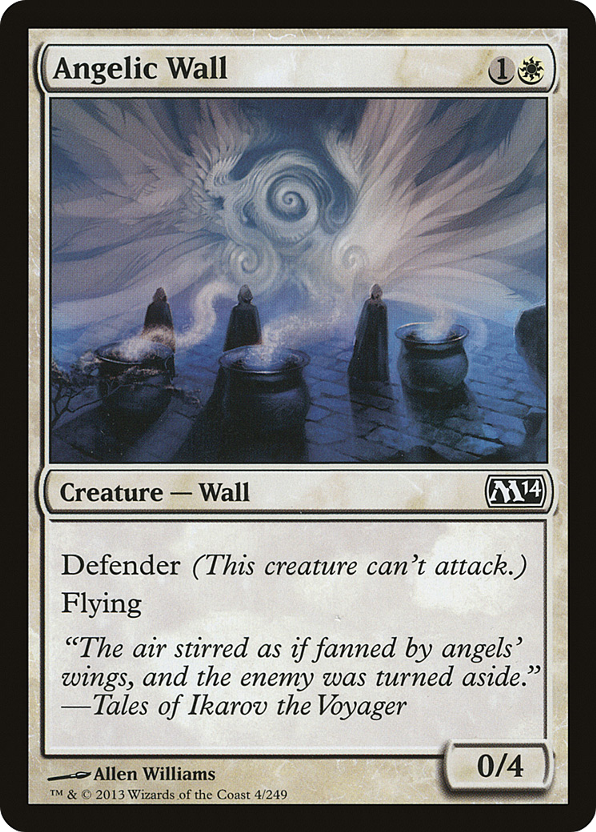 Angelic Wall — Magic 2014 — Magic: The Gathering
