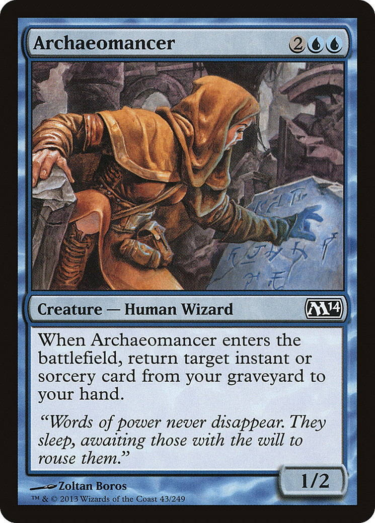 Archaeomancer — Magic 2014 — Magic: The Gathering