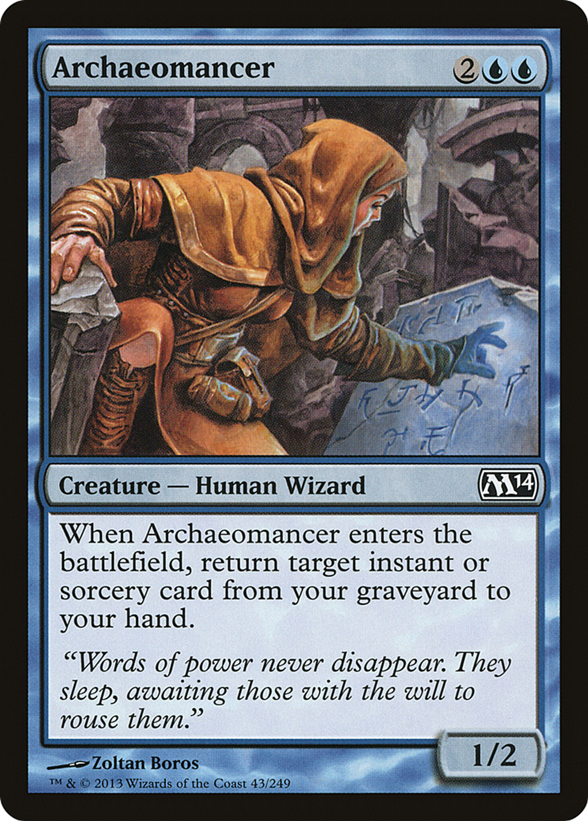 Archaeomancer — Magic 2014 — Magic: The Gathering