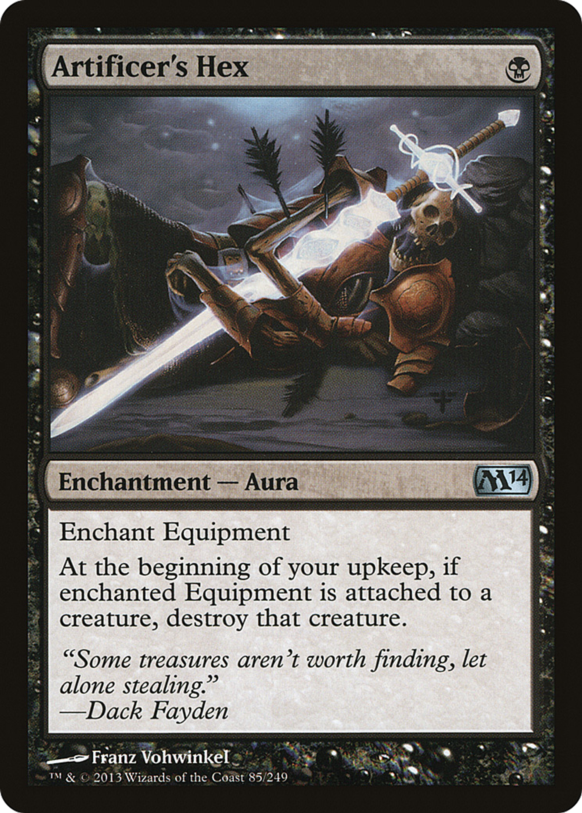 Artificer's Hex — Magic 2014 — Magic: The Gathering